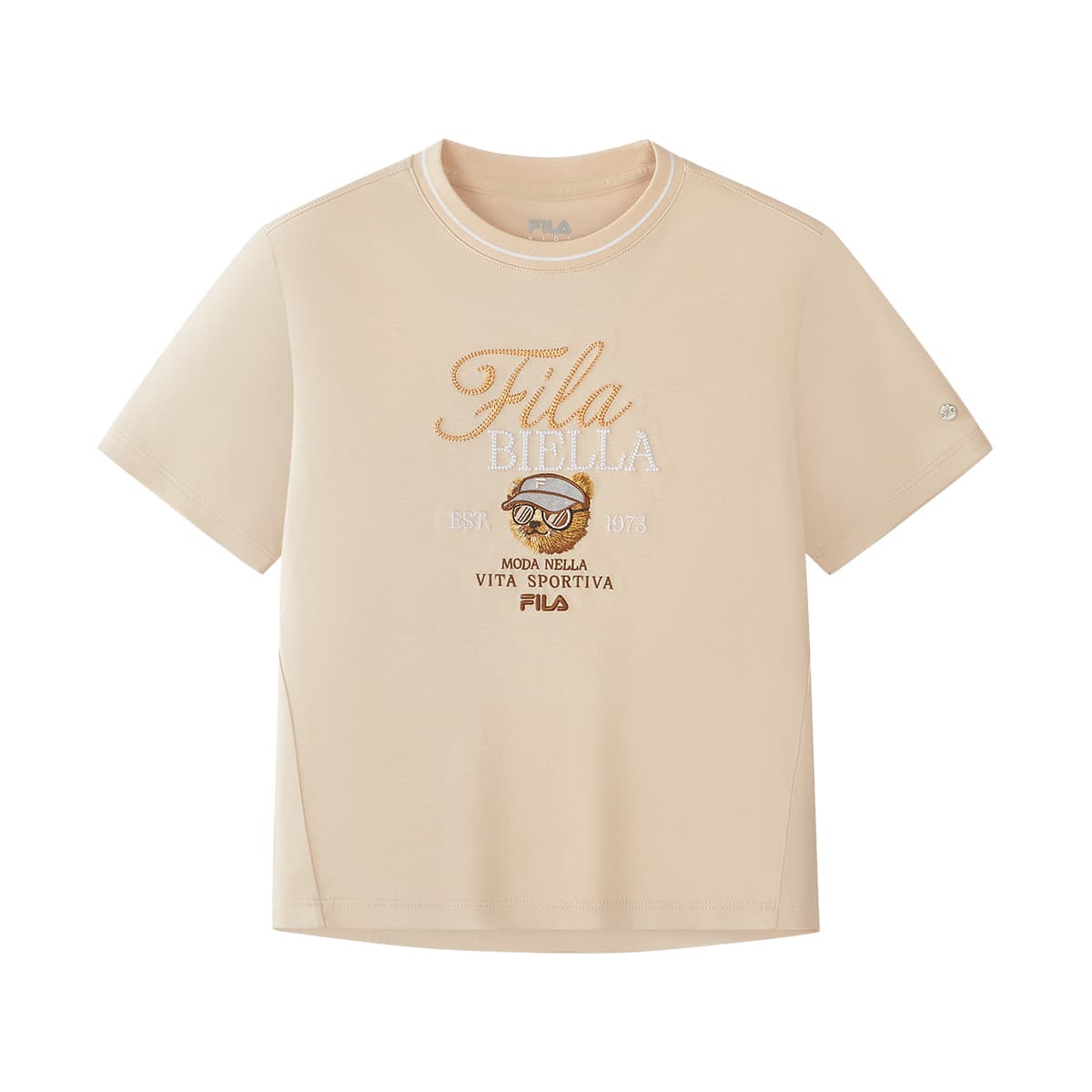 Футболка FILA KIDS Желтая улитка Color Kids T Рубашки - изображение 1