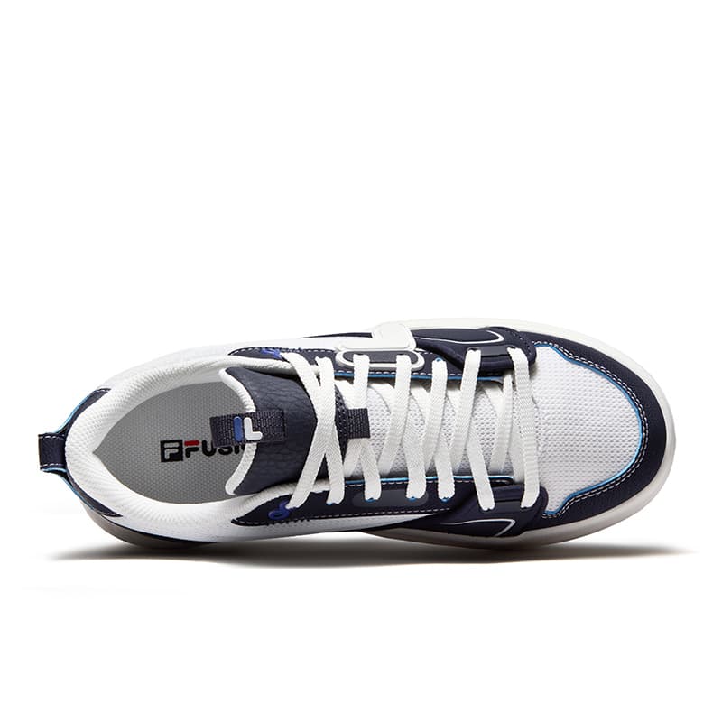 Кроссовки FILA FUSION GRIND Jump Skateboard Shoes Кеды для скейтбординга Низкий Топ Лист Серый Anorthosite Синий Женские - изображение 4