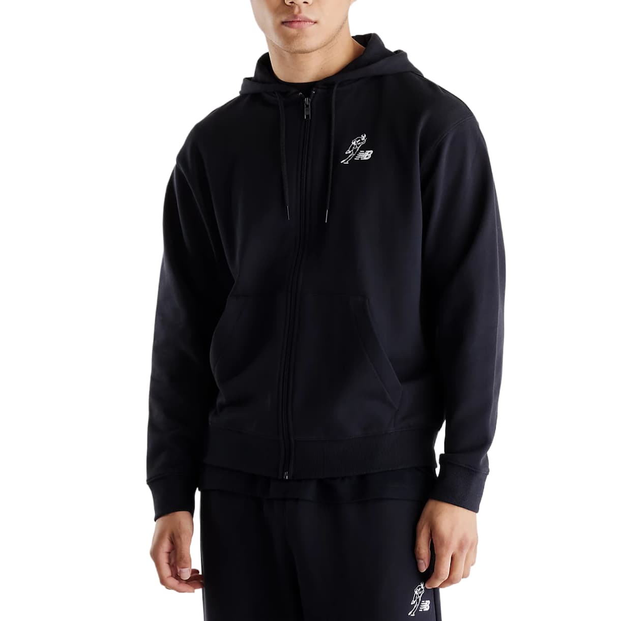 Худи New Balance Мужские Черные Толстовки - изображение 1