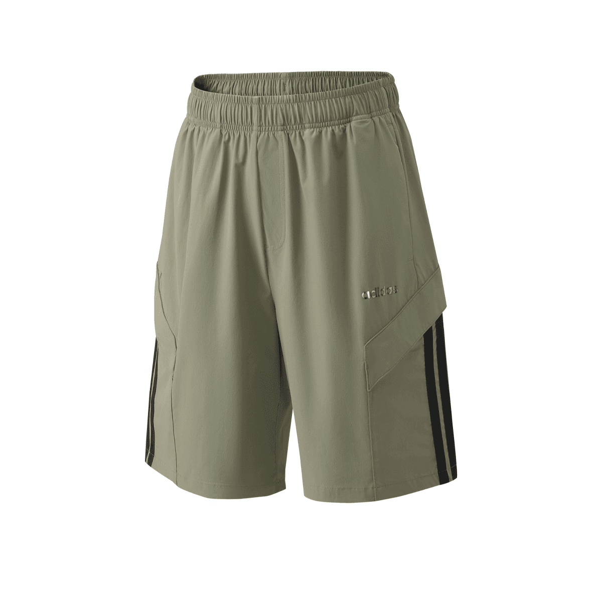 Шорты Adidas Olive Green Men's Casual Shorts Adidas Оливково-зеленые Мужские Повседневные Шорты - изображение 1