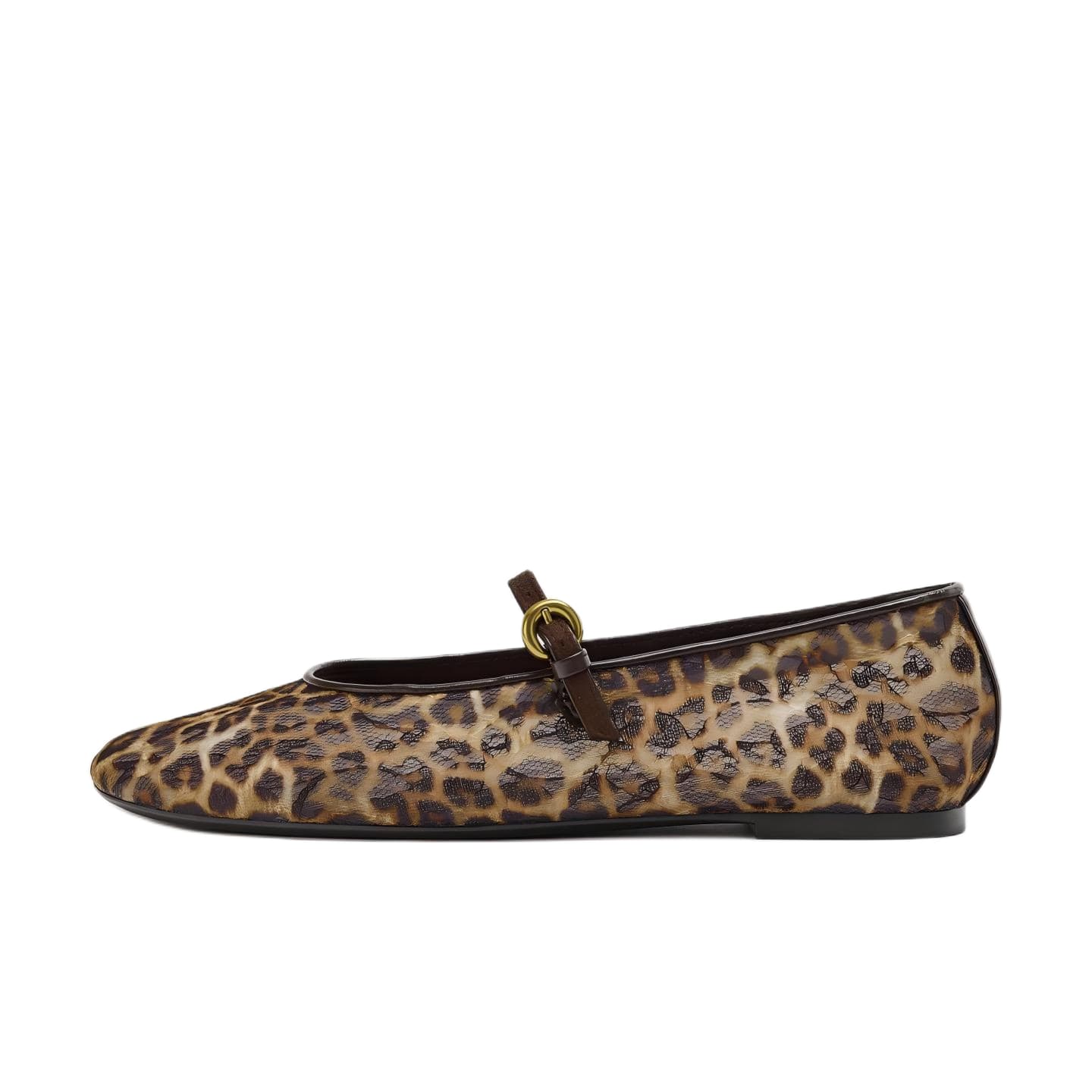 ZARA Mary Jane Shoes с леопардовым принтом женские - изображение 1