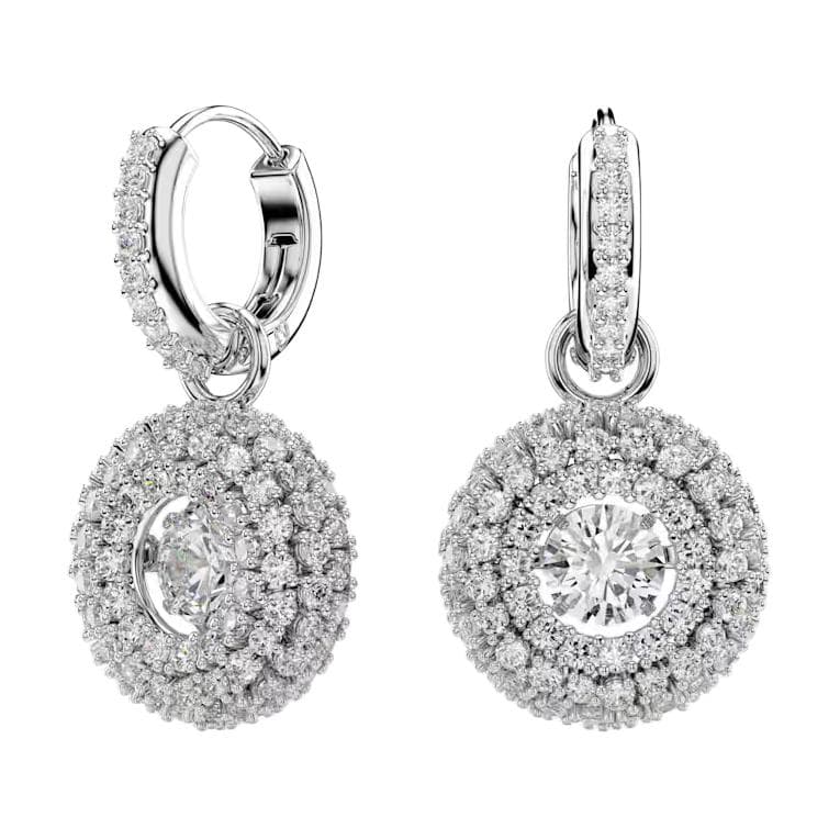 Серьги Серьги Swarovski Sublima с кубическим цирконием унисекс - изображение 2