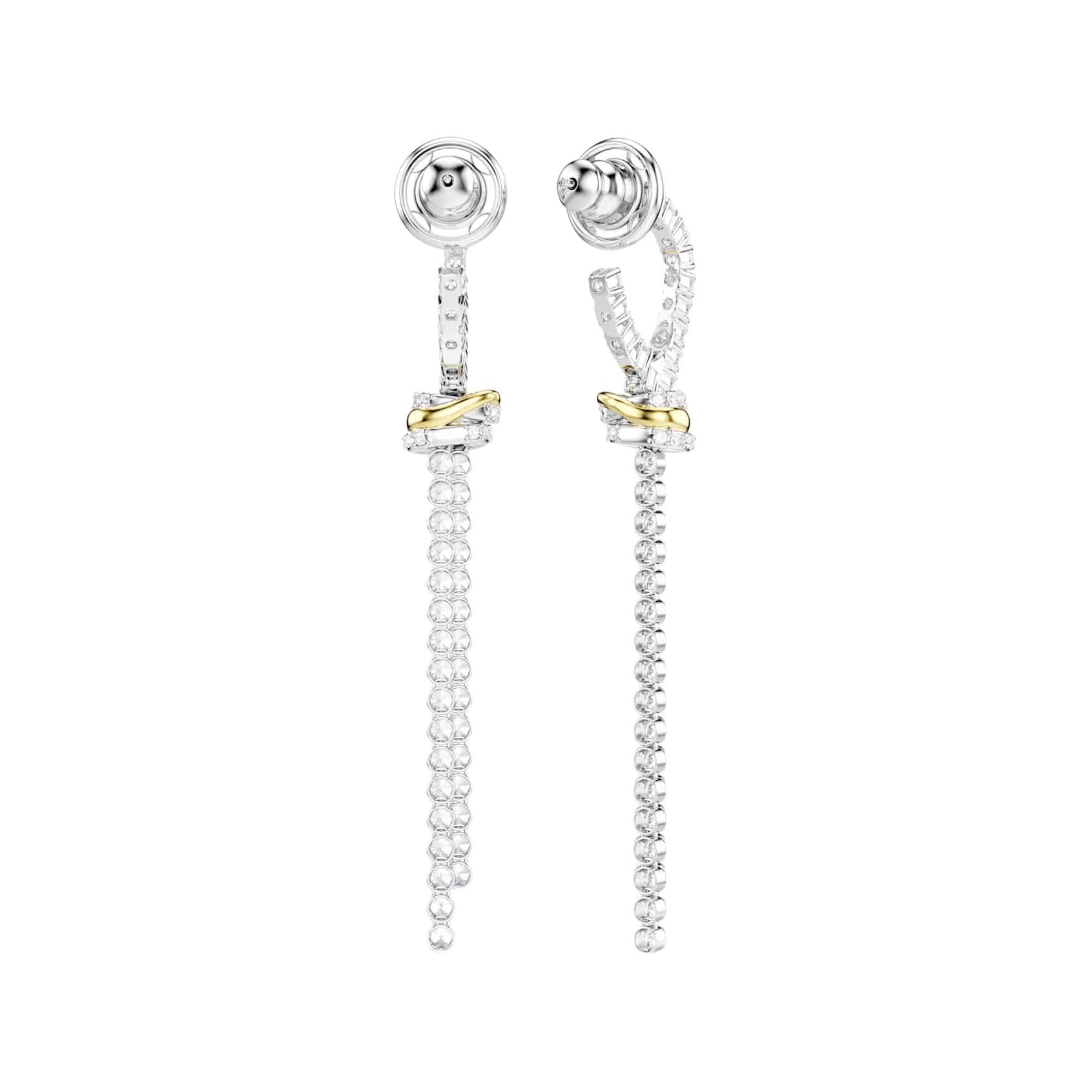 Серьги Серьги Swarovski Hyperbola с кубическим цирконием унисекс - изображение 4
