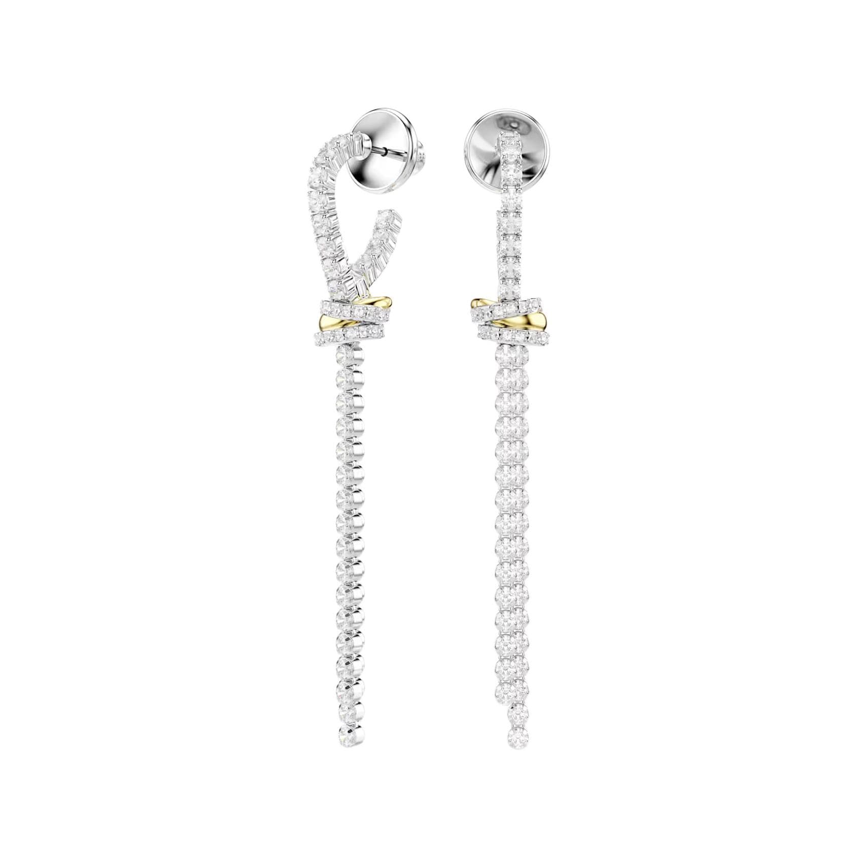 Серьги Серьги Swarovski Hyperbola с кубическим цирконием унисекс - изображение 1