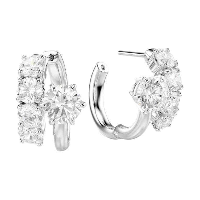Серьги Swarovski Matrix Серьги с синтетическим кубическим цирконием Унисекс - изображение 3