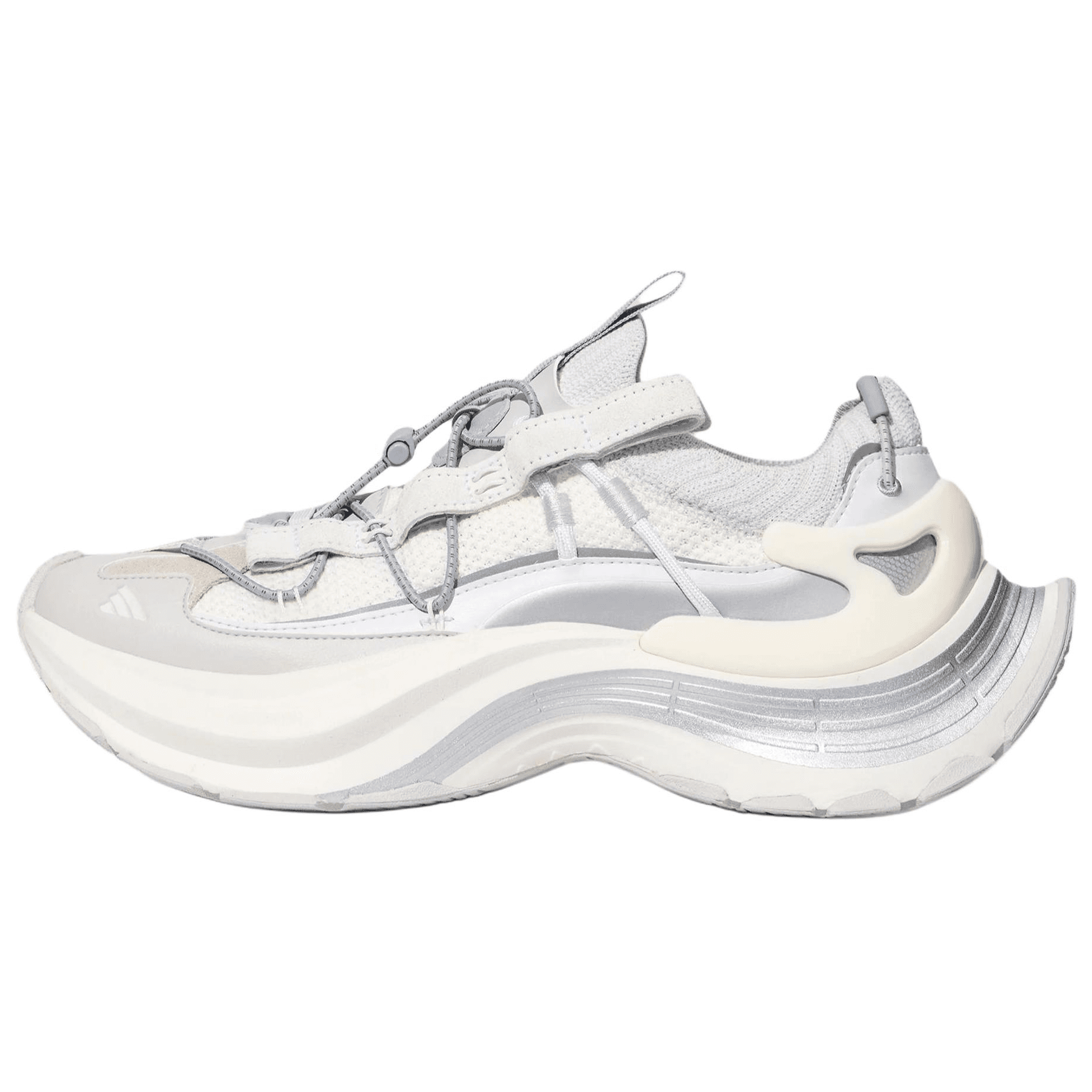 Кроссовки Adidas FOS XLG Альпинистские и Треккинговые Ботинки Ярко-Белый Освежающий Вариант Серебряный Светло-Серый Унисекс - изображение 1