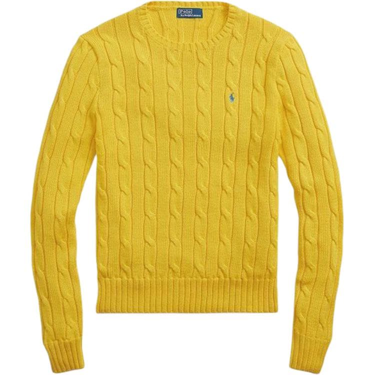 Кофта Polo Ralph Lauren FW23 Трикотаж Стандартный Размер Женский Желтый - изображение 1