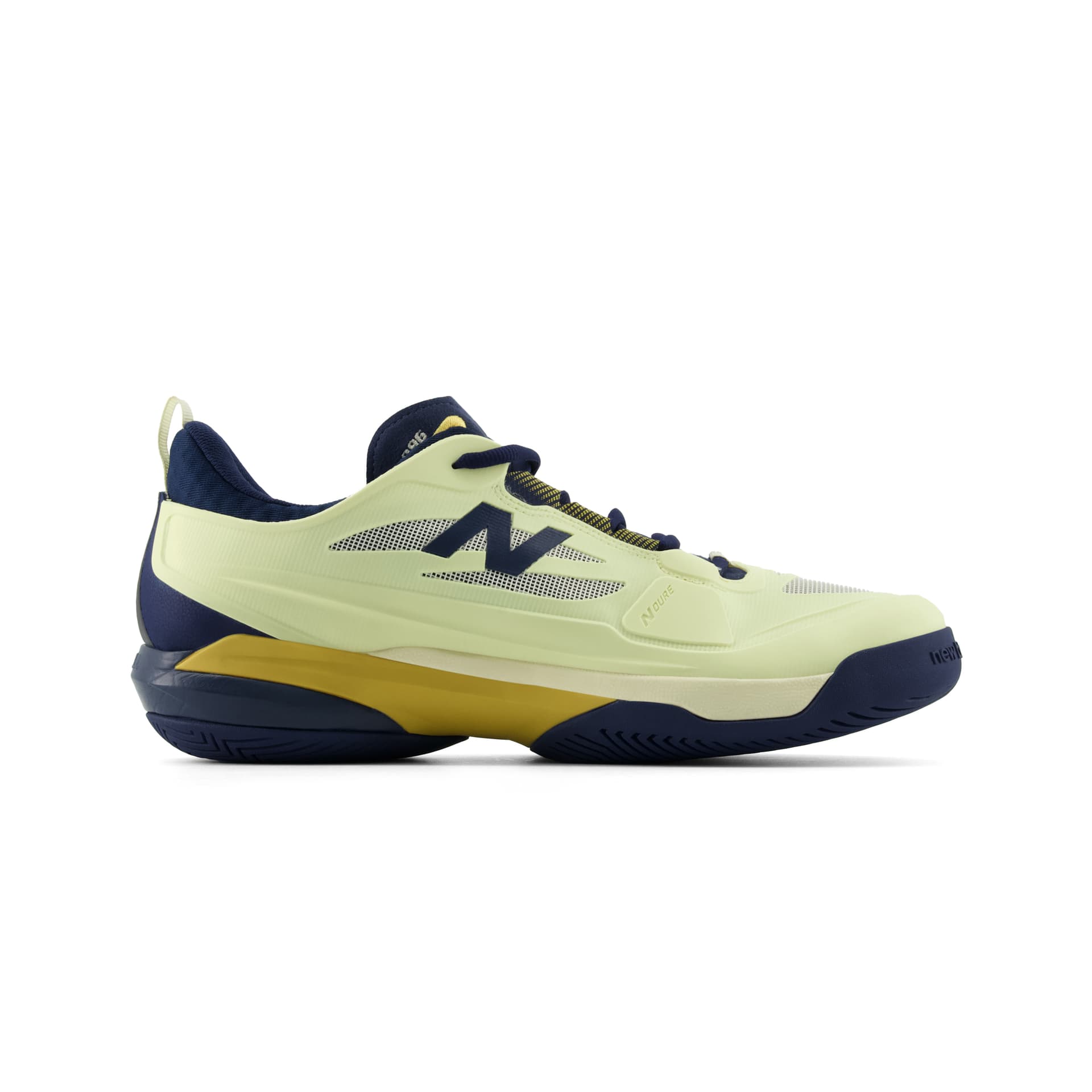 Кроссовки для тенниса New Balance NB FuelCell 996v7 Теннисные Кроссовки Низкий Топ Бежевый Желтый Белый Мужской - изображение 2