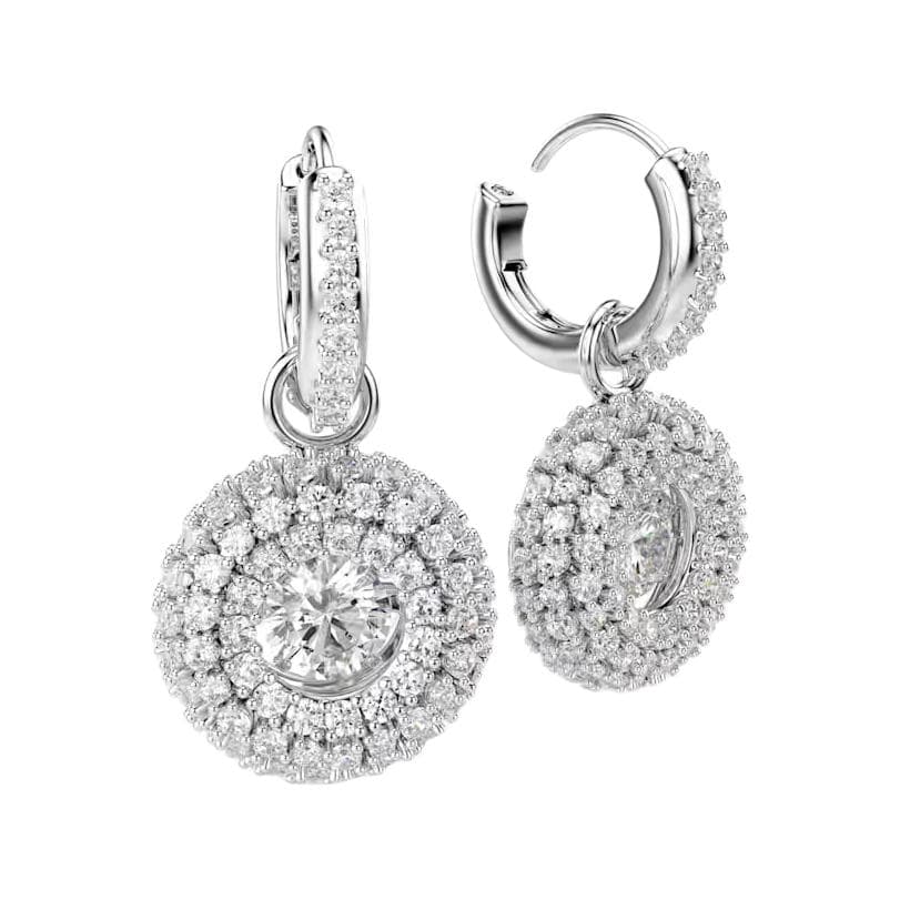 Серьги Серьги Swarovski Sublima с кубическим цирконием унисекс - изображение 3