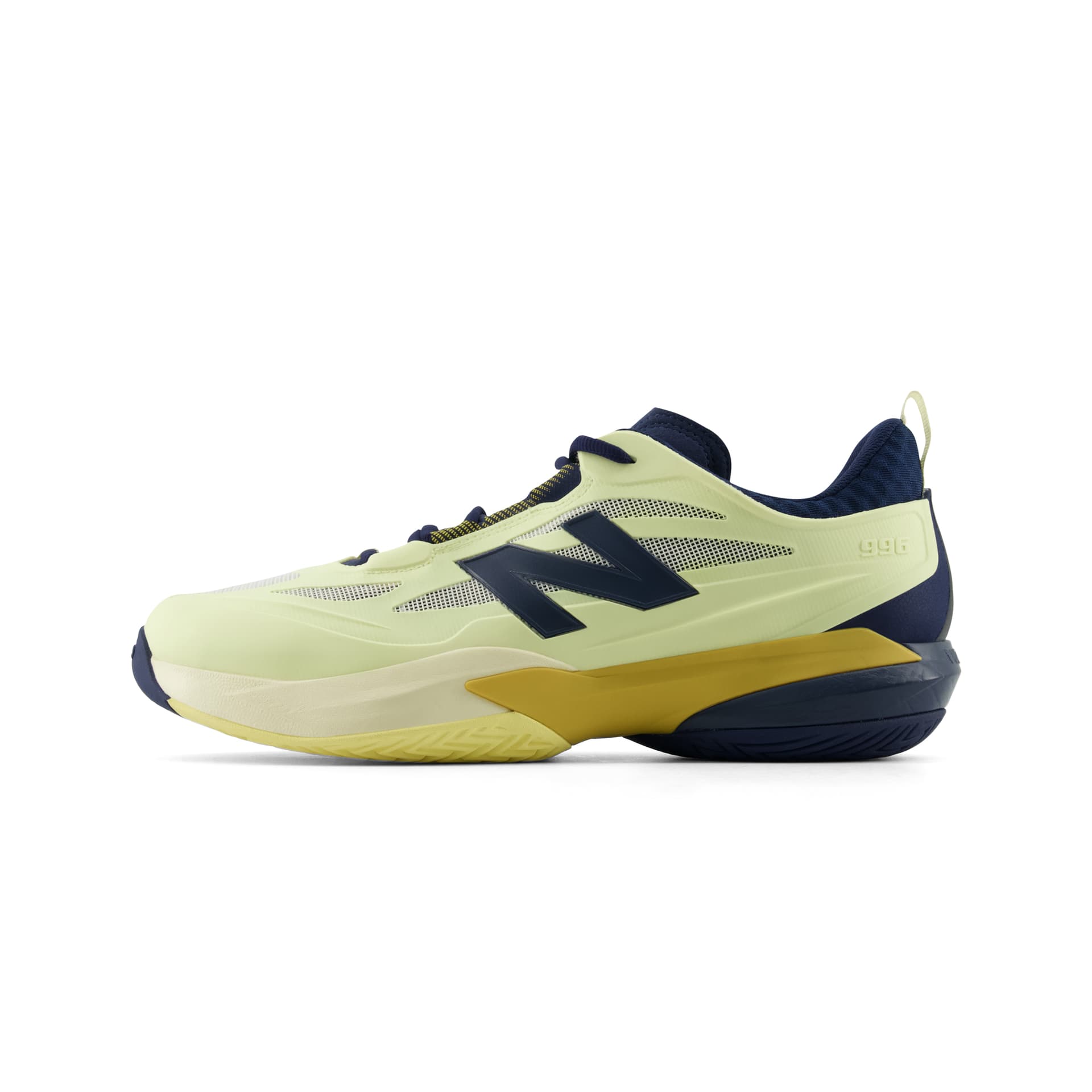 Кроссовки для тенниса New Balance NB FuelCell 996v7 Теннисные Кроссовки Низкий Топ Бежевый Желтый Белый Мужской - изображение 1
