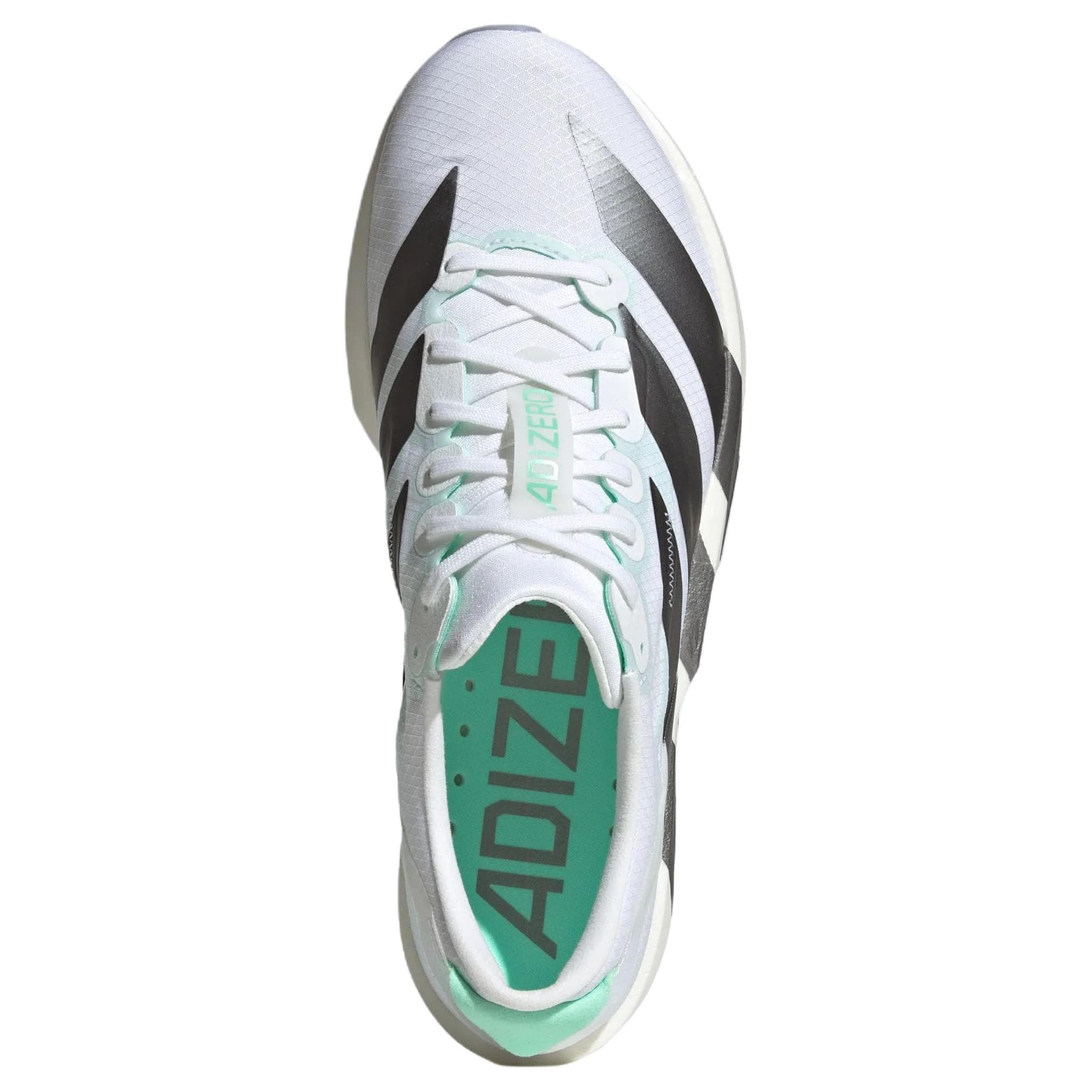 Кроссовки для бега Adidas Adizero Adios 9 Беговые кроссовки Low Топ Белый Металл Железно-серый Мятно-зеленый Женские - изображение 5