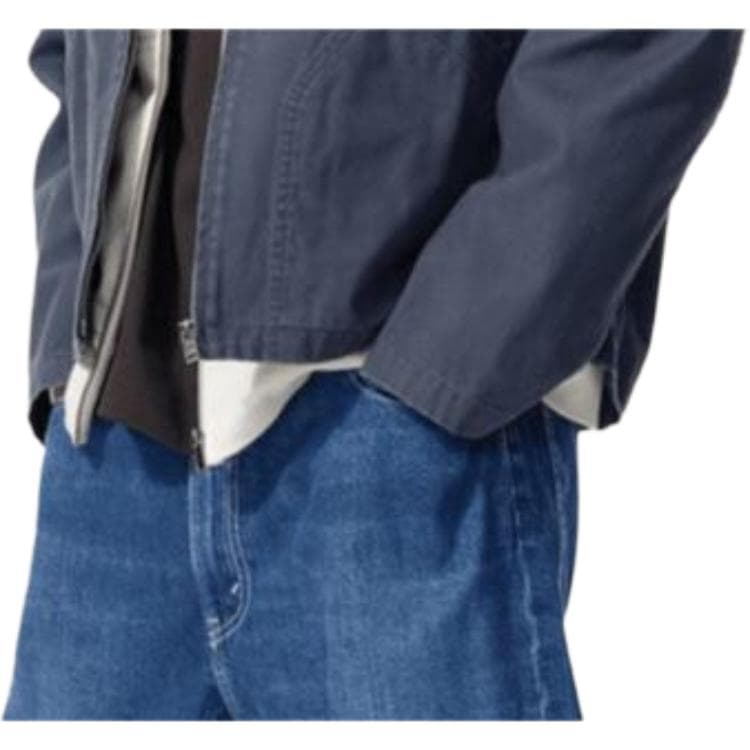 Джинсовые шорты UNIQLO SS26 Blue Men's Denim Shorts - изображение 3