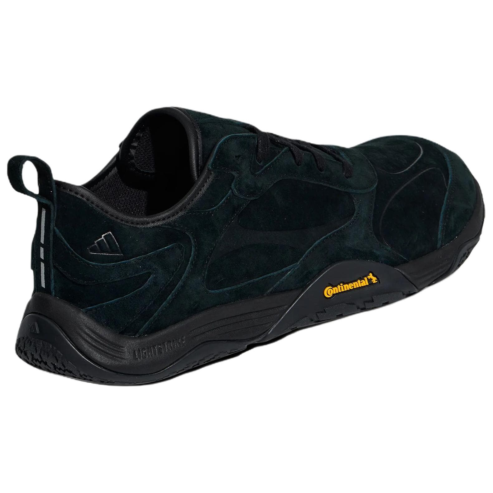 Кроссовки Adidas GROUNDFLOW Повседневная обувь Низкий верх Черный Металлический серебристый Преппи золото Унисекс - изображение 4