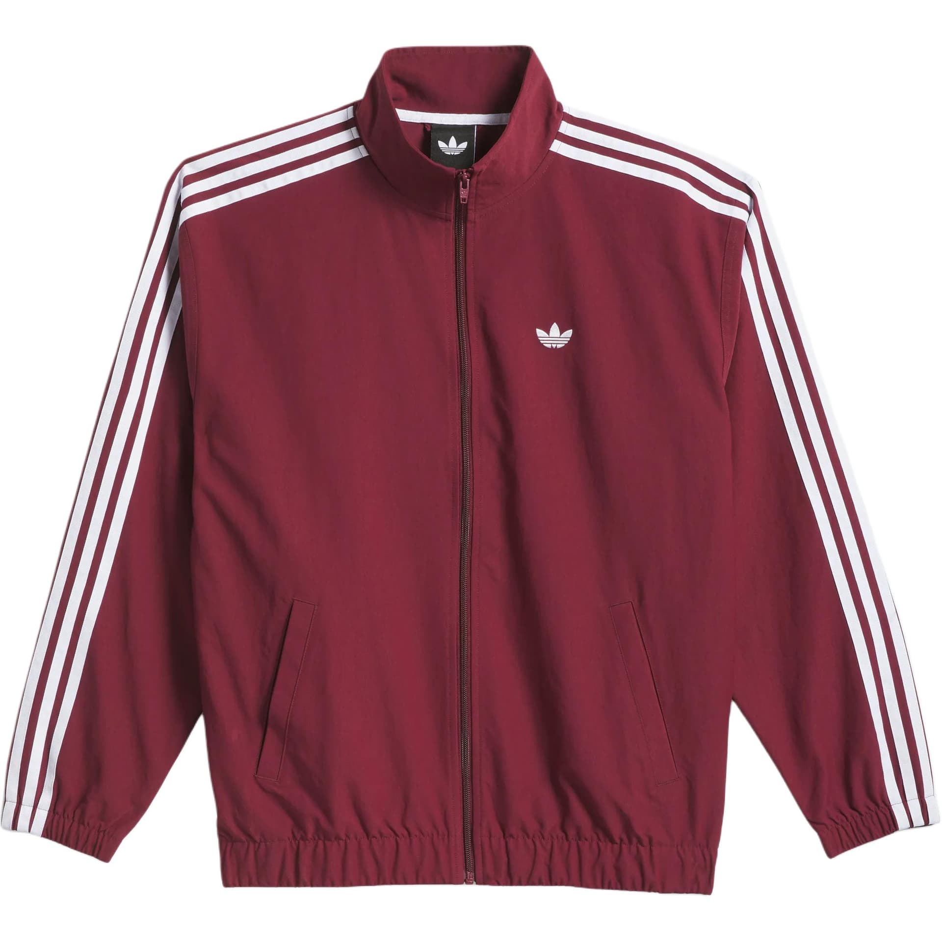 Куртка Adidas Originals Skateboarding Темно-красный Белый Унисекс Куртки - изображение 1