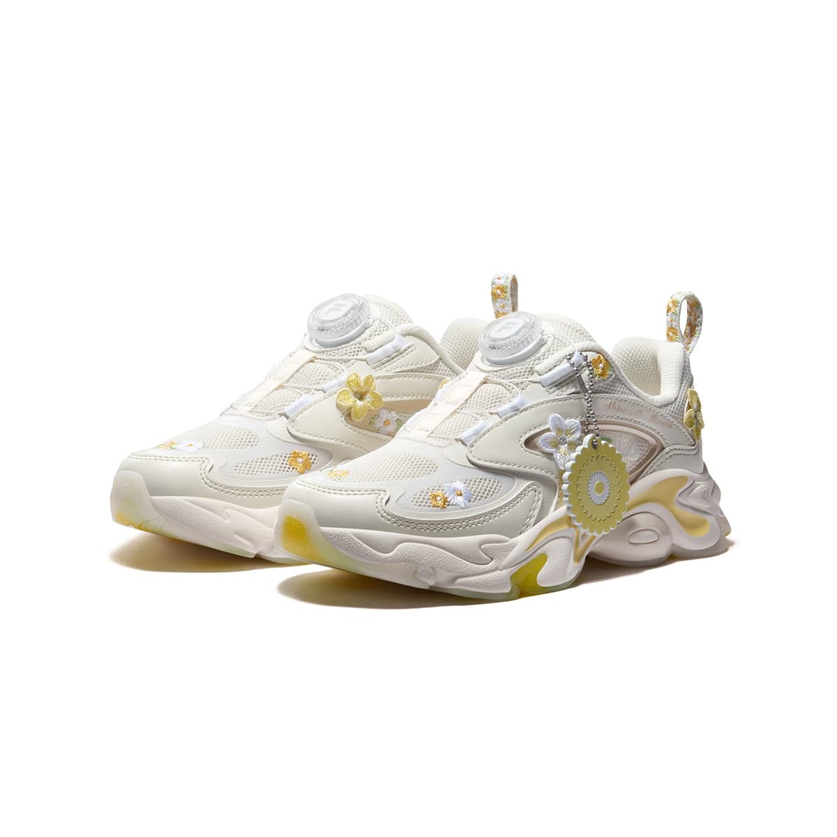 Кроссовки FILA KIDS Low Топ Повседневная обувь Экрю Детский - изображение 3