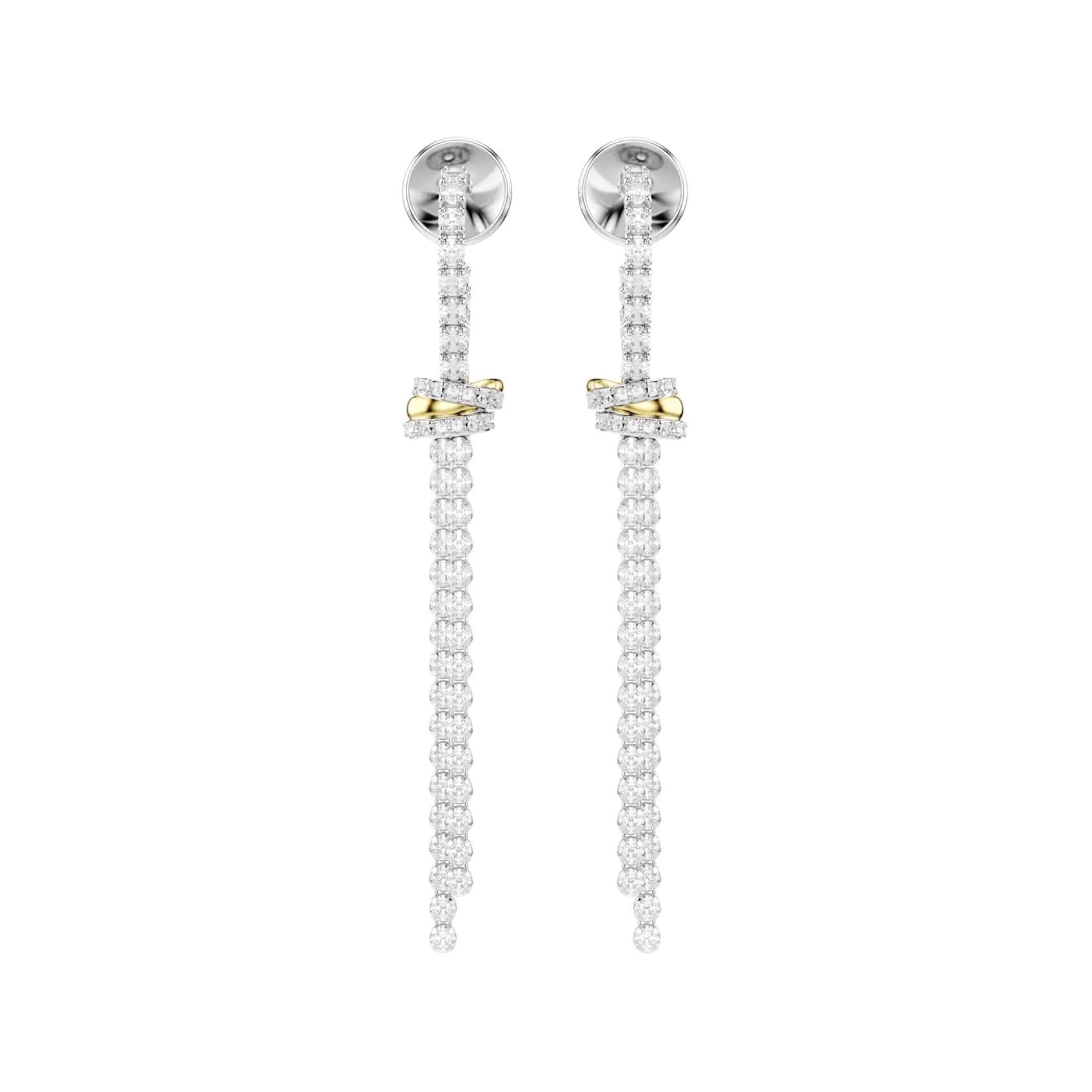 Серьги Серьги Swarovski Hyperbola с кубическим цирконием унисекс - изображение 2