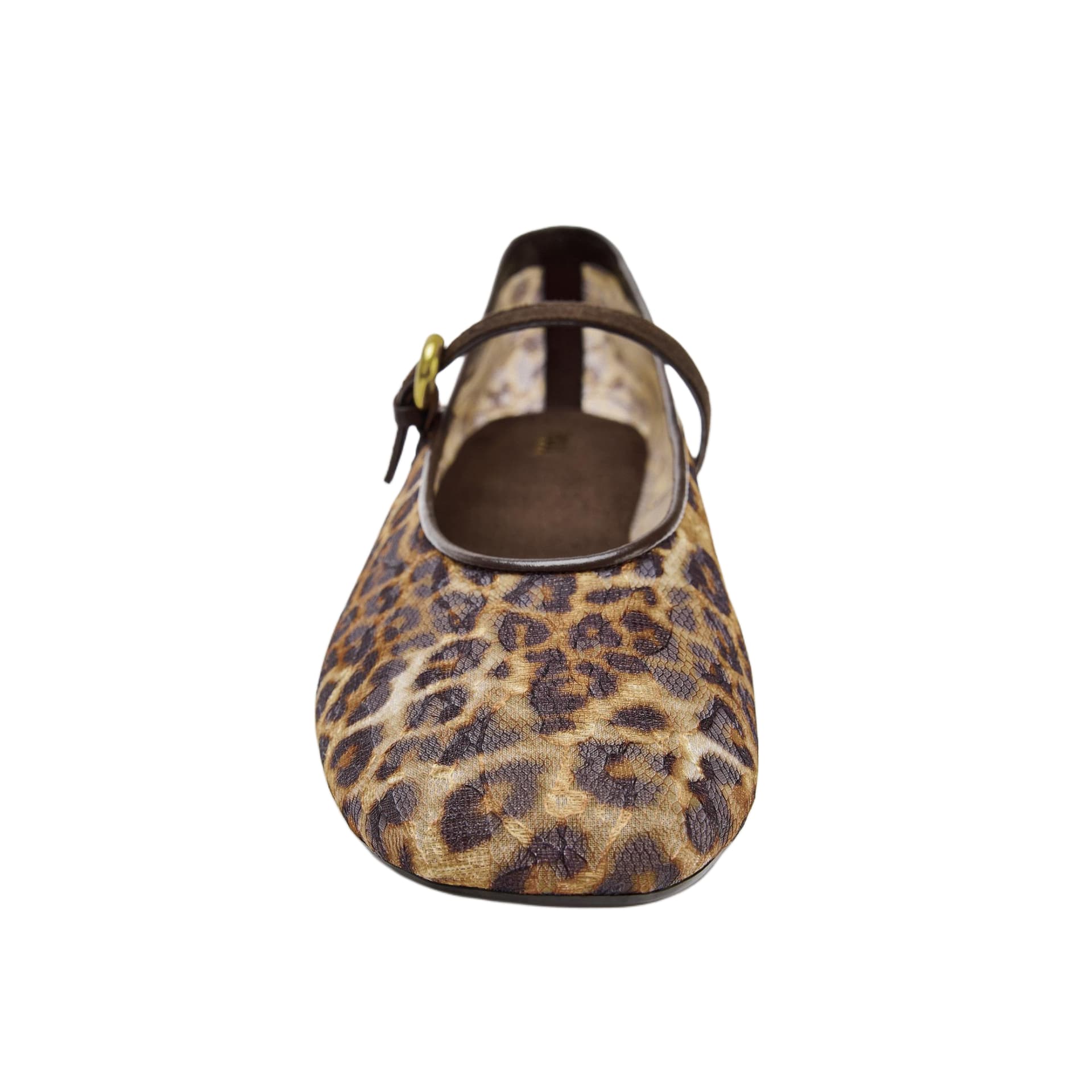 ZARA Mary Jane Shoes с леопардовым принтом женские - изображение 4