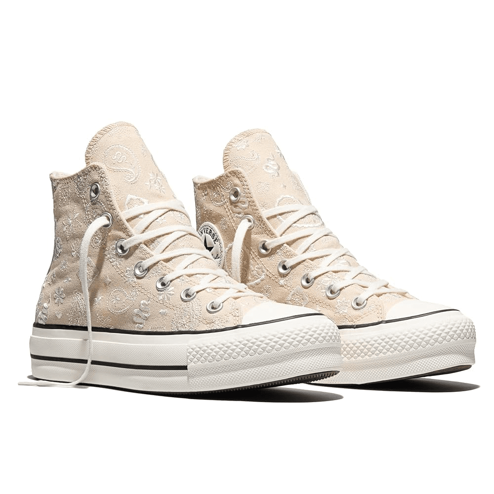 Кеды Converse Chuck Taylor SEASONAL кеды высокие бежевые женские - изображение 3