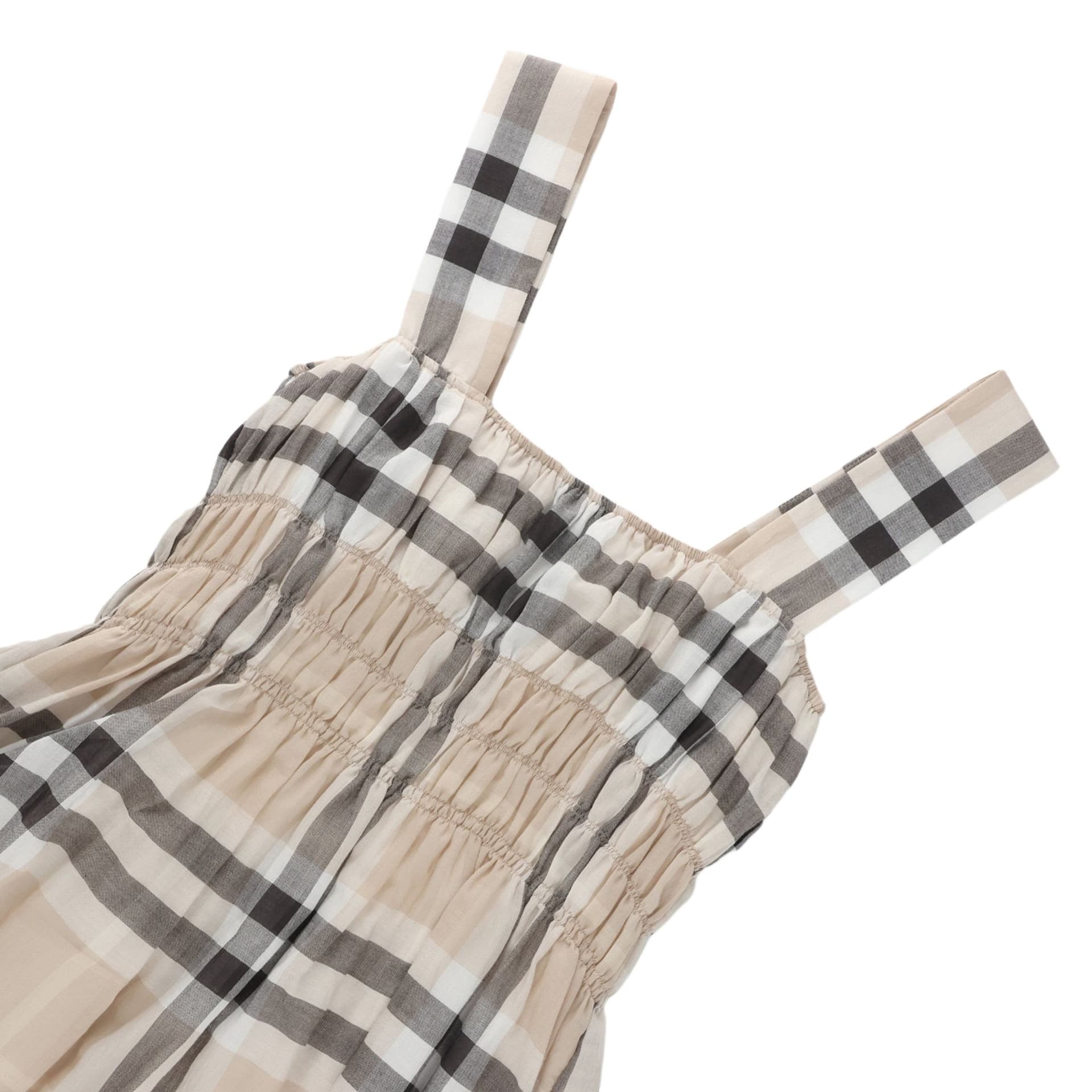 Burberry Без рукавов Платье Женские Камень Бежевый - изображение 5