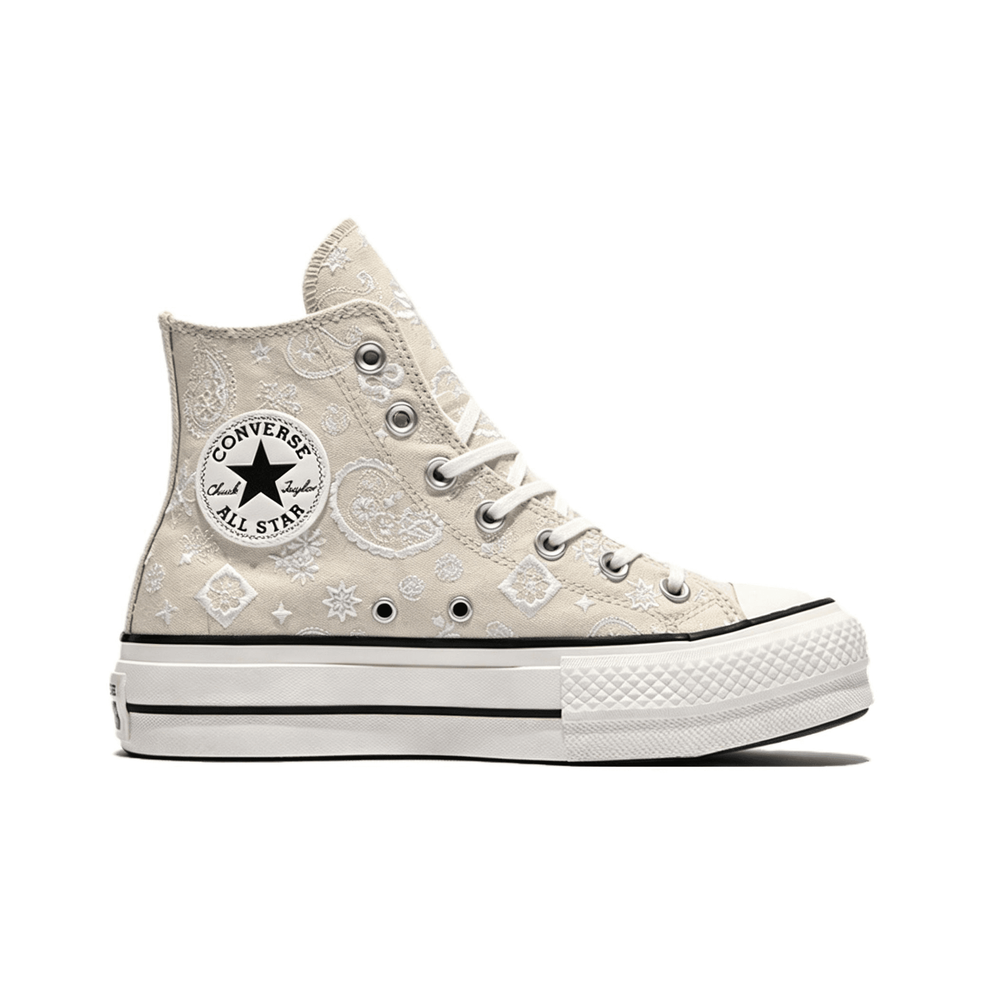 Кеды Converse Chuck Taylor SEASONAL кеды высокие бежевые женские - изображение 2