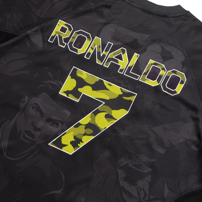 A BATHING APE CR7 LIFE Черный Унисекс Футбольные джерси - изображение 3