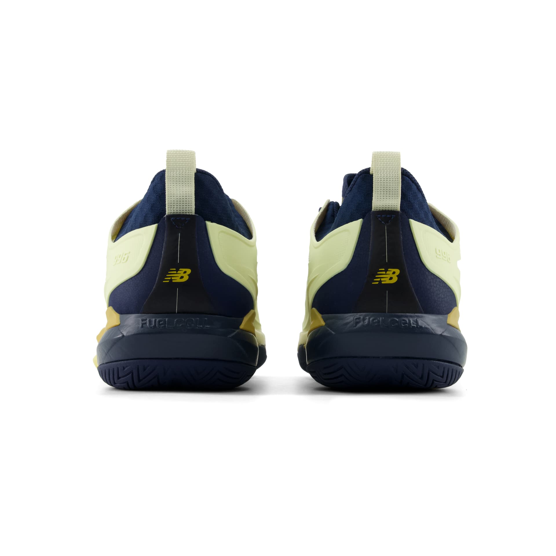 Кроссовки для тенниса New Balance NB FuelCell 996v7 Теннисные Кроссовки Низкий Топ Бежевый Желтый Белый Мужской - изображение 4