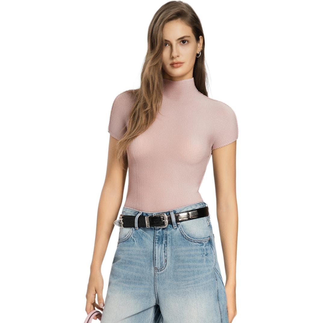 Футболка PINKO Розовые Женские T-рубашки - изображение 1