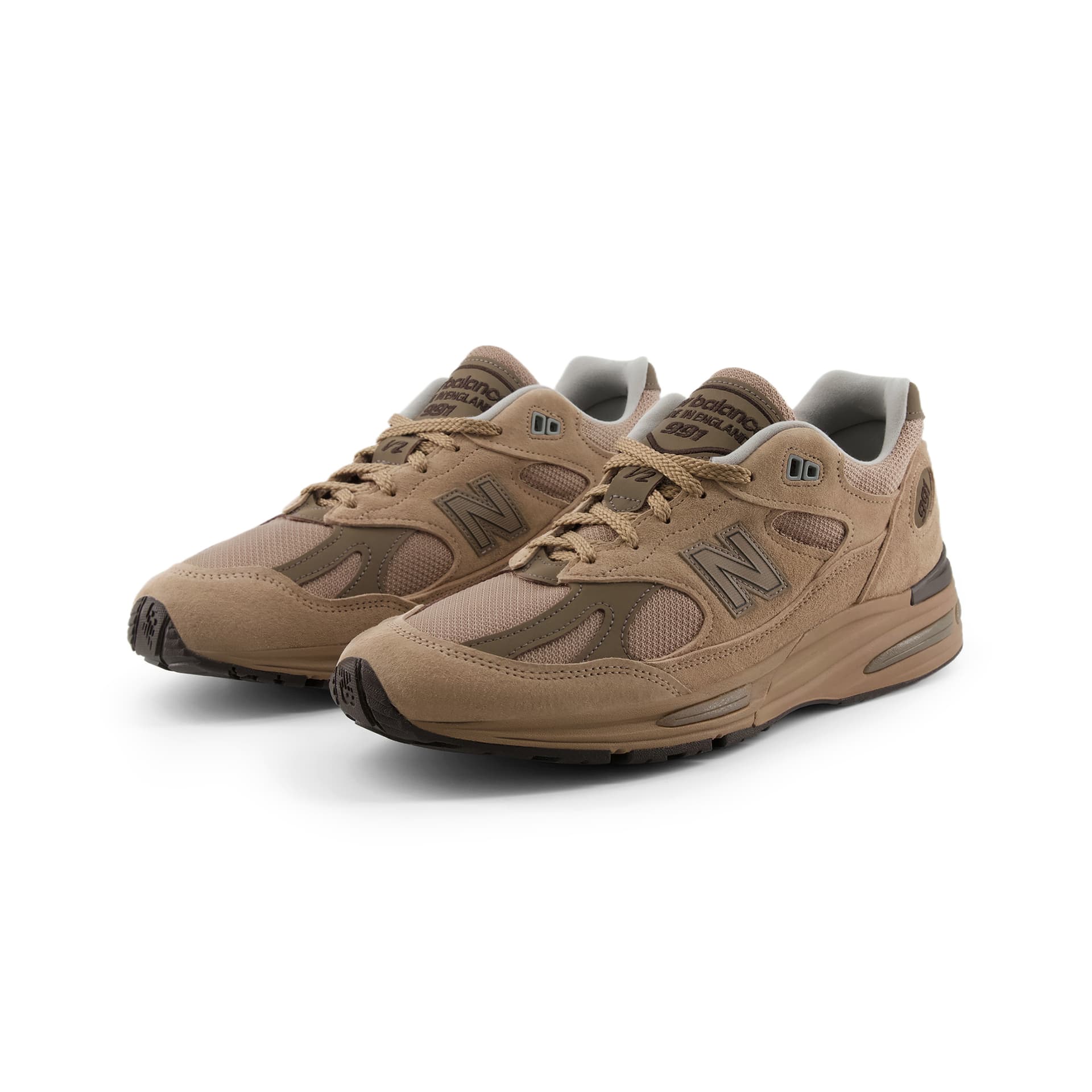 Кроссовки New Balance NB 991 V2 Повседневная обувь Low Топ Светло-коричневый Унисекс - изображение 3