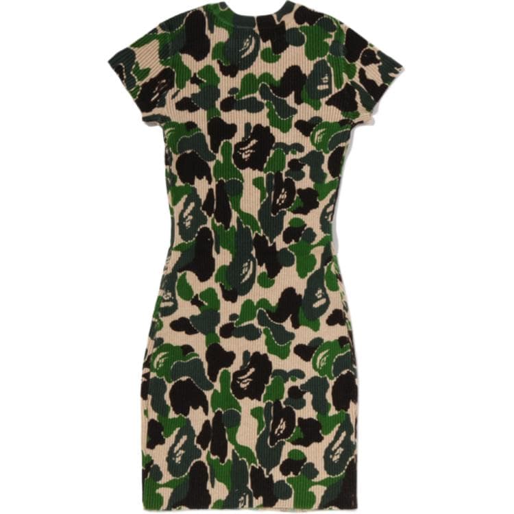 Платье A BATHING APE ABC Camo Женские Короткие Платья с Длинными Рукавами - изображение 2