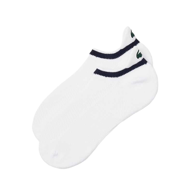 LACOSTE 522 Белый Темно-Синий Отделка 1 Пачка Унисекс Низкие Носки - изображение 1