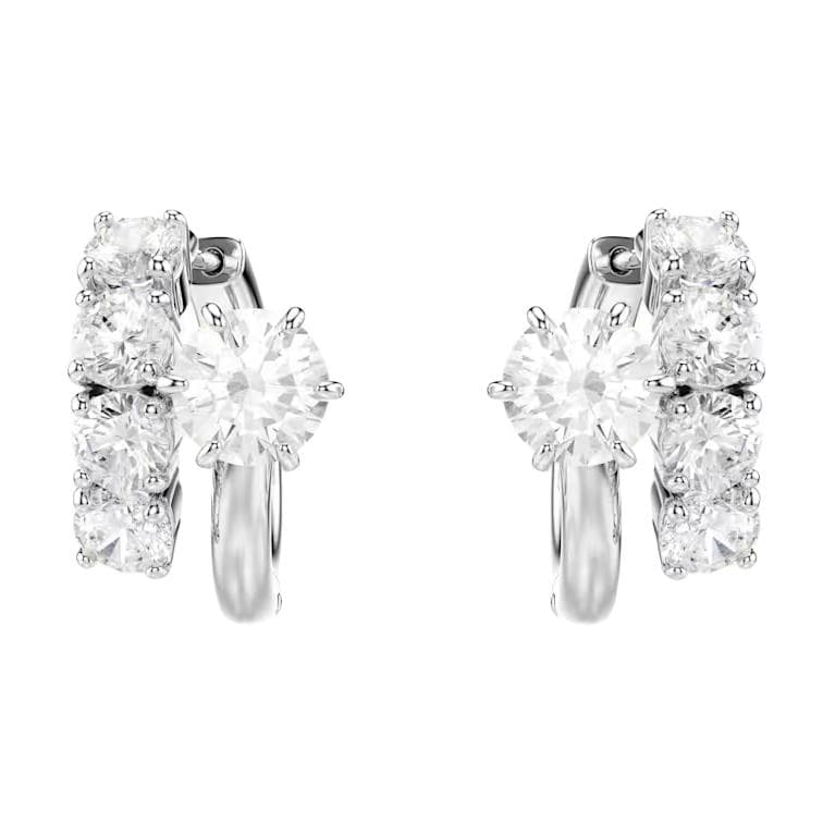 Серьги Swarovski Matrix Серьги с синтетическим кубическим цирконием Унисекс - изображение 2