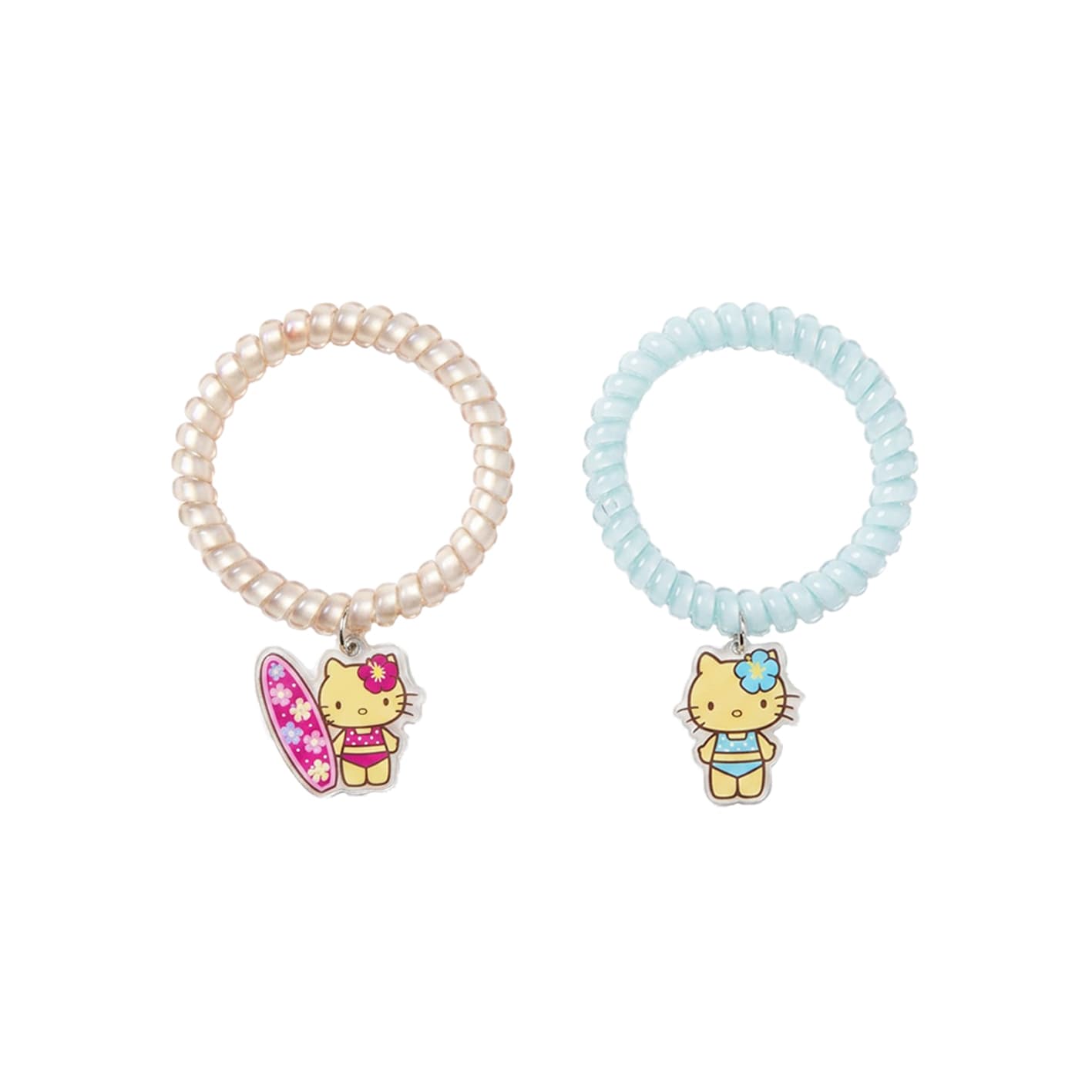 Sanrio Hello Kitty Акриловые резинки для волос спиральные женские - изображение 1
