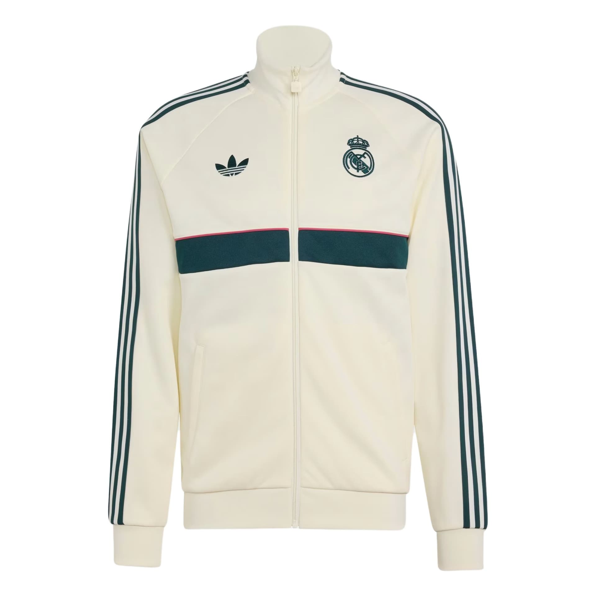 Куртка Adidas Originals Real Madrid Айвори Мужские Куртки - изображение 1