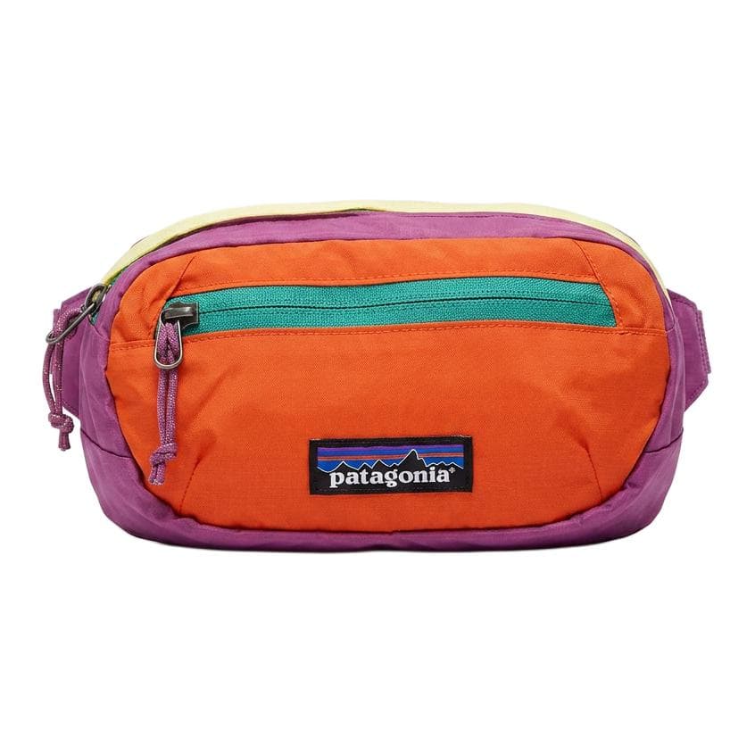 Patagonia Terravia Нейлоновая поясная сумка (бандана) мини унисекс выцветший фиолетово-розовый - изображение 1
