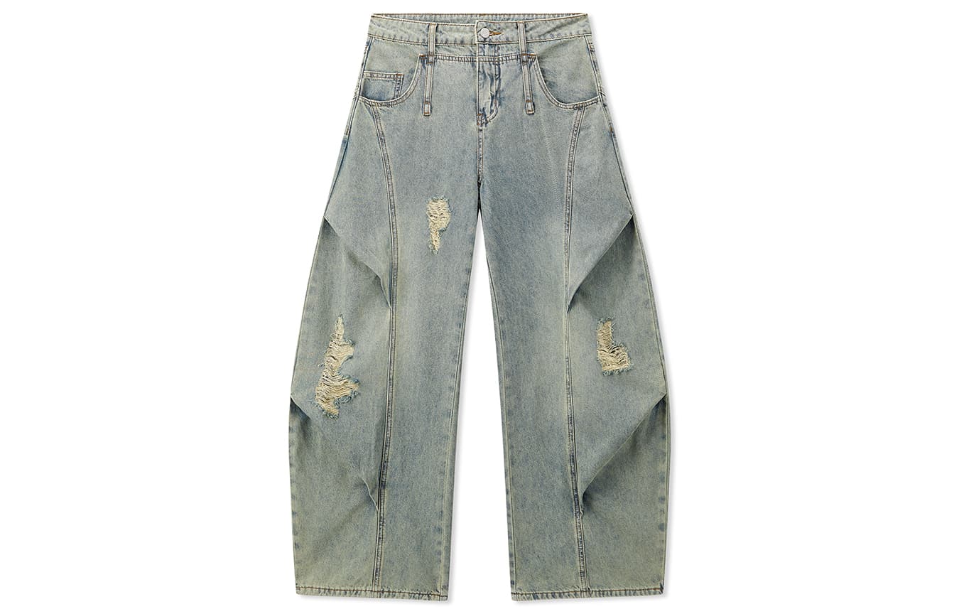 Джинсы BONELESS Cut Yellow Mud Women's Jeans - изображение 1
