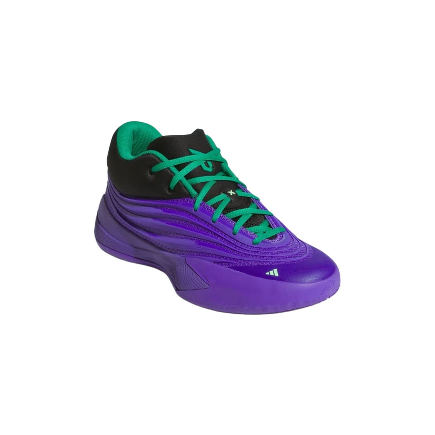 Кроссовки для баскетбола Adidas Dame 10 Low Баскетбольные кроссовки Мужские Фиолетовые Черные - изображение 4