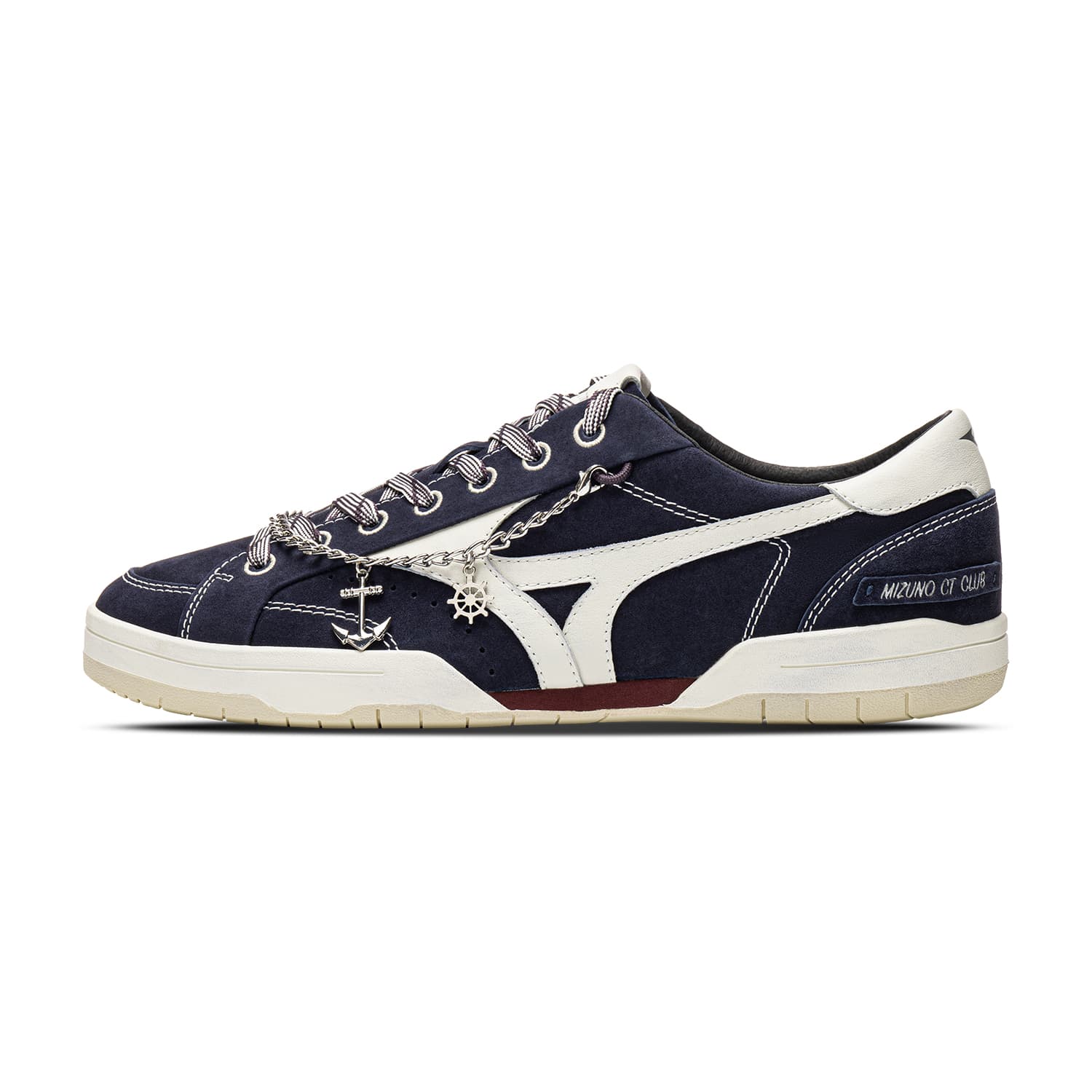 Кроссовки Mizuno CT CLUB Кеды для скейтбординга Low Топ Синий Белый Унисекс - изображение 2