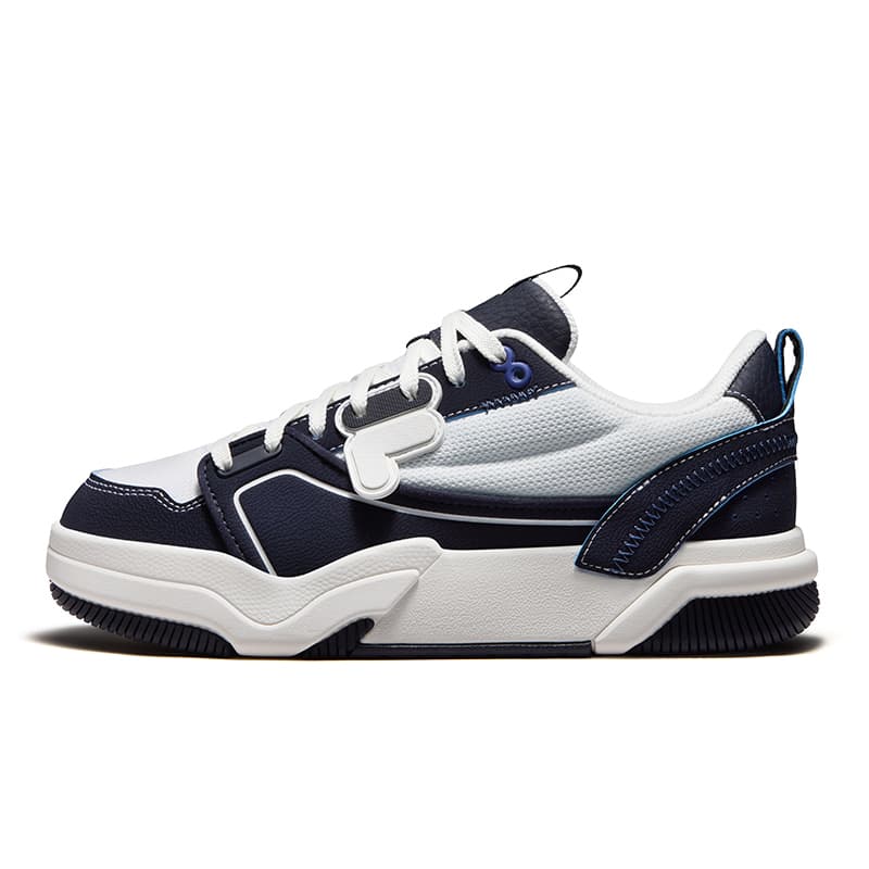 Кроссовки FILA FUSION GRIND Jump Skateboard Shoes Кеды для скейтбординга Низкий Топ Лист Серый Anorthosite Синий Женские - изображение 1