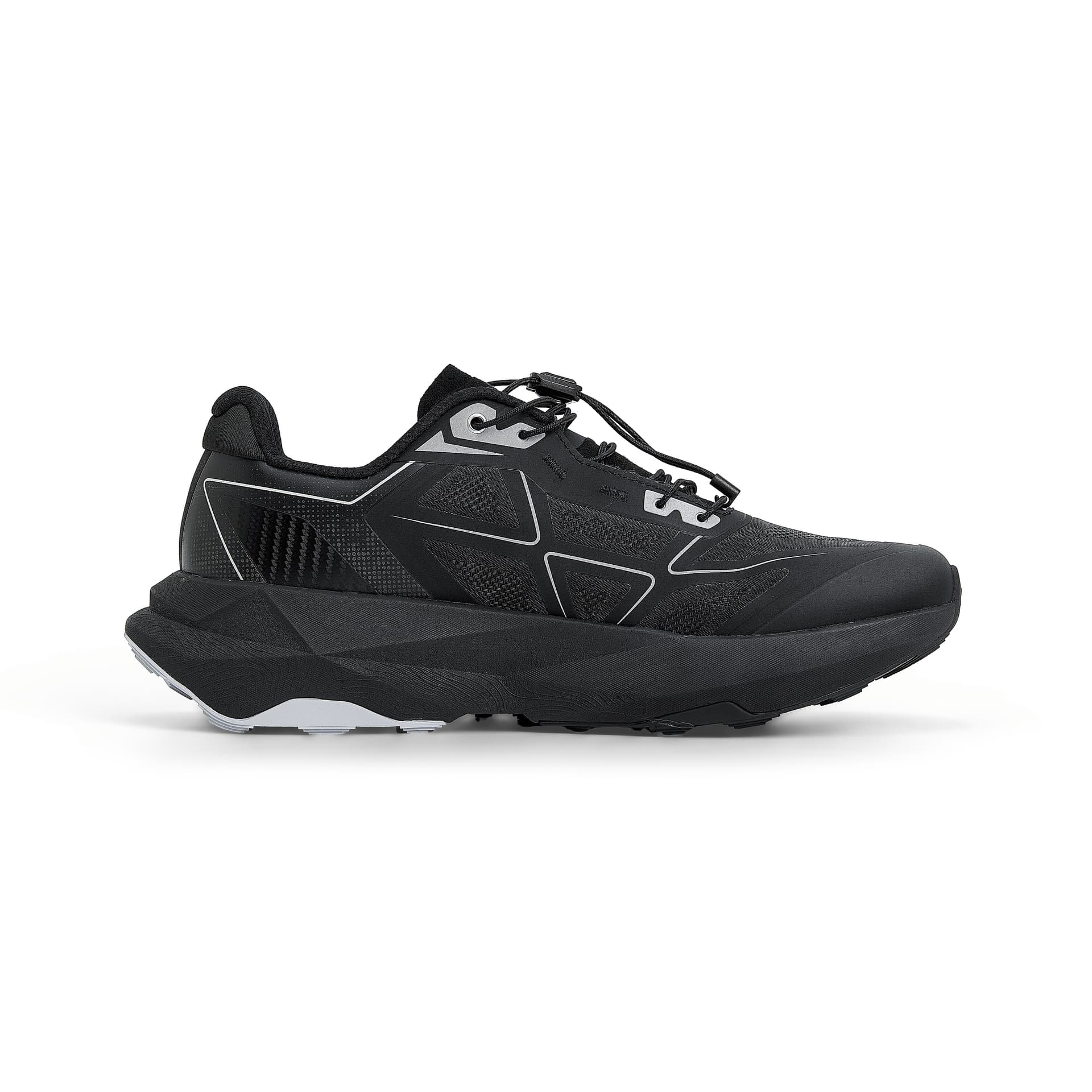 Кроссовки Under Armour HOVR Трейлраннинг Кроссовки Низкий Топ Сумеречный Черный Унисекс - изображение 2