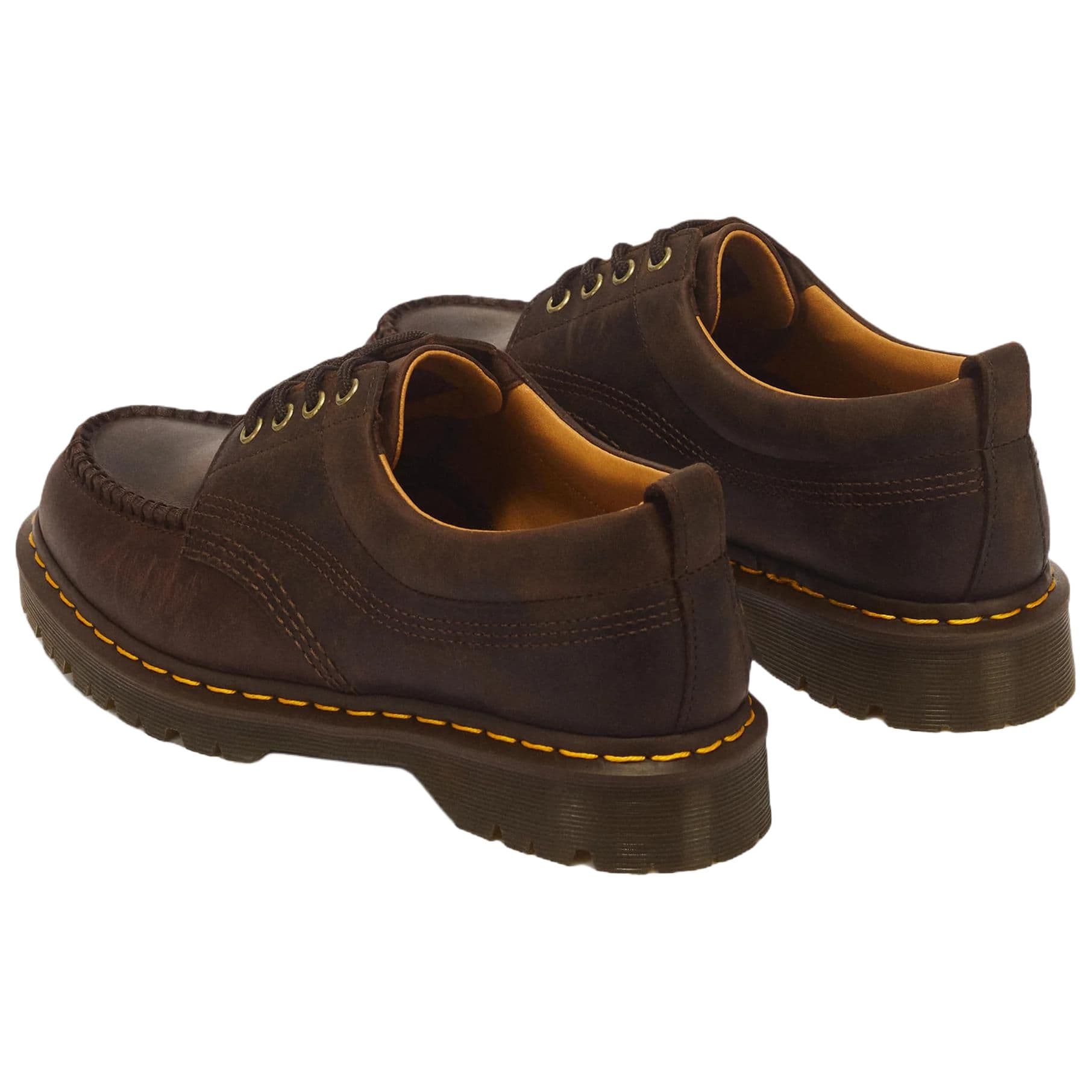 Dr.Martens Повседневные кожаные туфли Low Топ Коричневый Унисекс - изображение 4