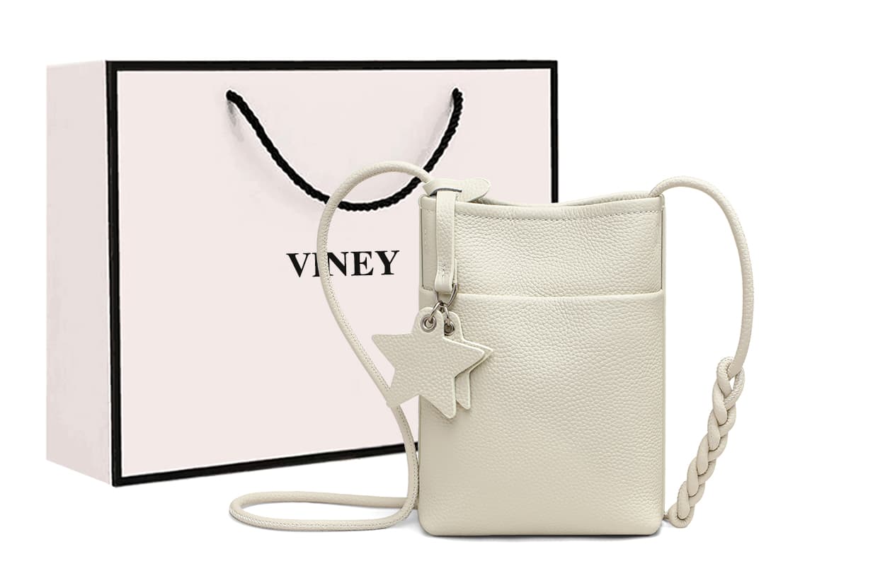 Сумка через плечо VINEY Crossbody сумка Ecru (Брелок включен) Женская - изображение 2