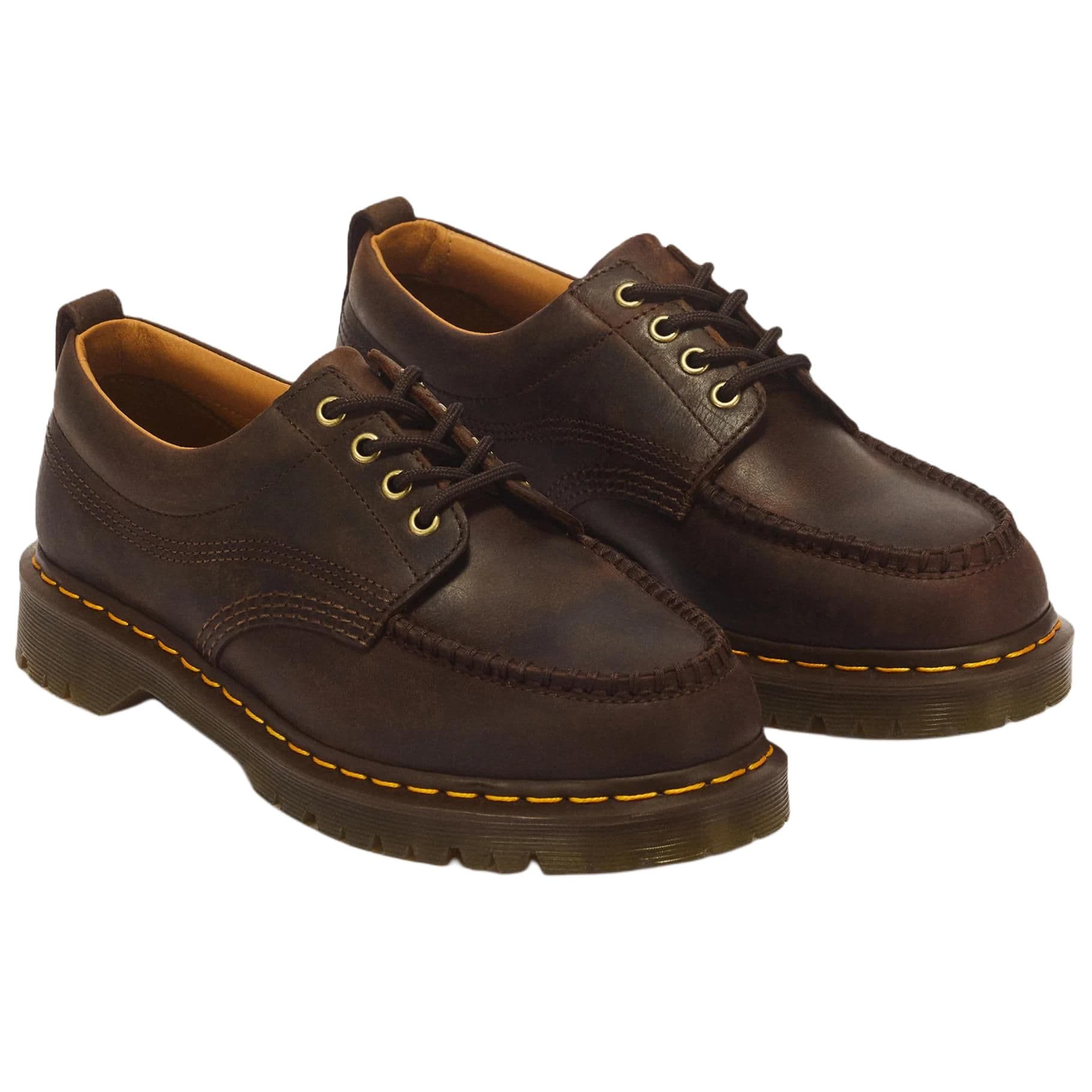Dr.Martens Повседневные кожаные туфли Low Топ Коричневый Унисекс - изображение 3