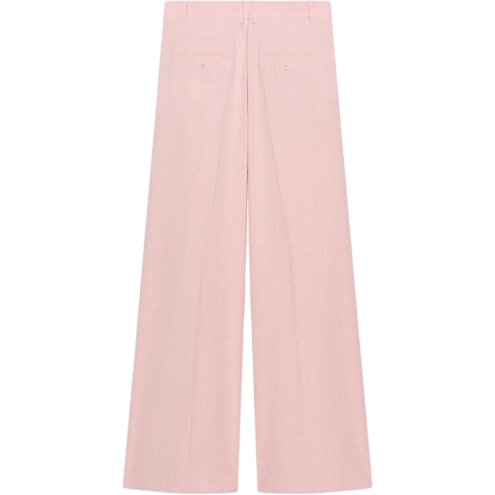 Штаны ZARA ZW Розовые Женские Повседневные Брюки - изображение 2