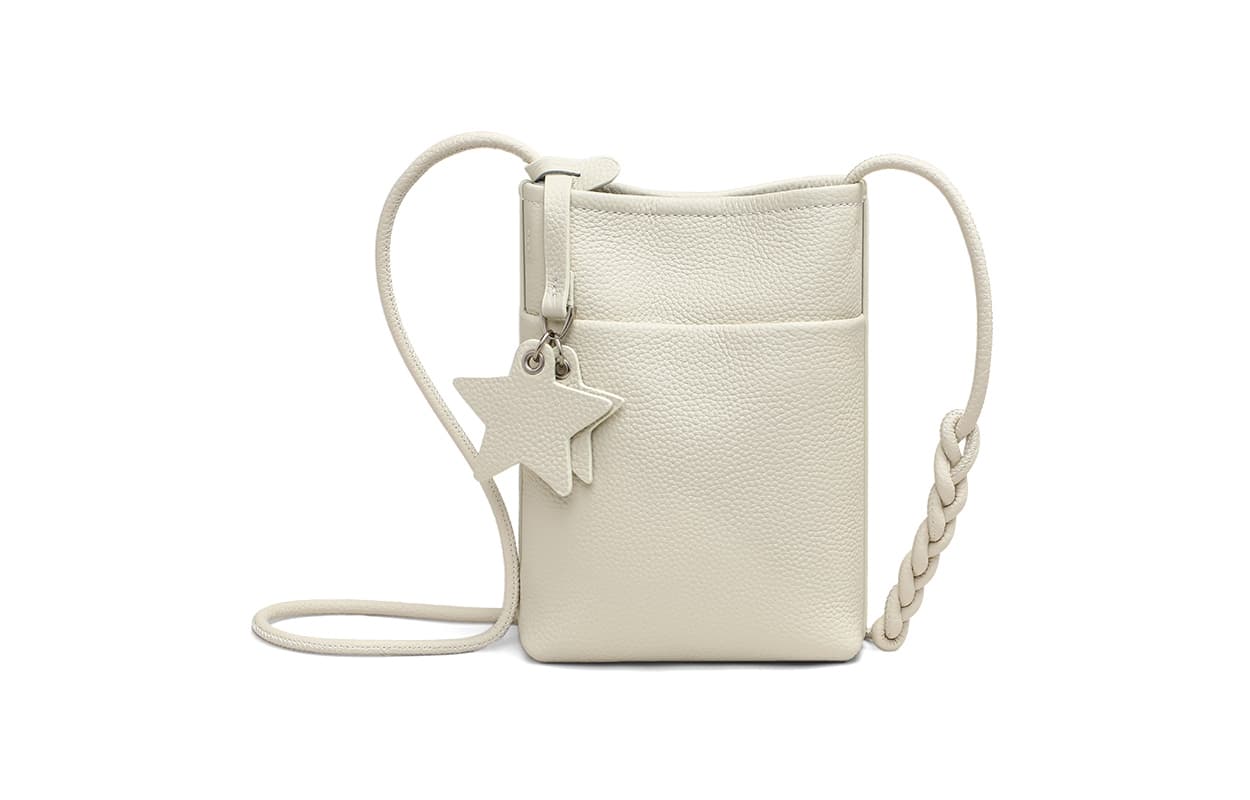 Сумка через плечо VINEY Crossbody сумка Ecru (Брелок включен) Женская - изображение 1