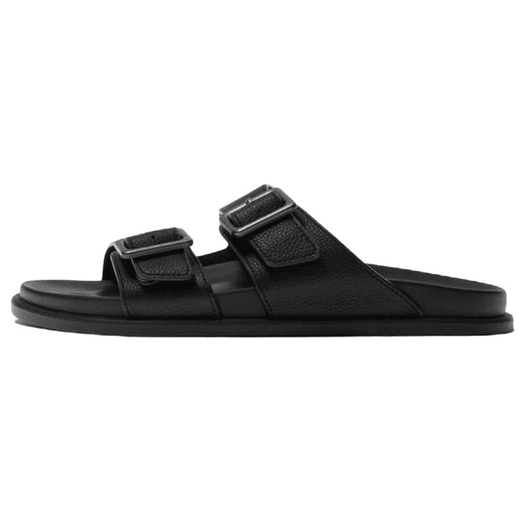 Сандалии ZARA Шлепанцы Мужские Черные - изображение 1