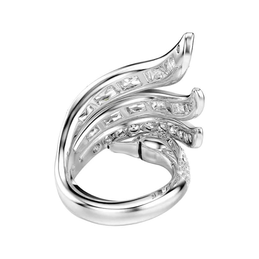 Кольцо Swarovski Кольца с синтетическим кубическим цирконием унисекс - изображение 4