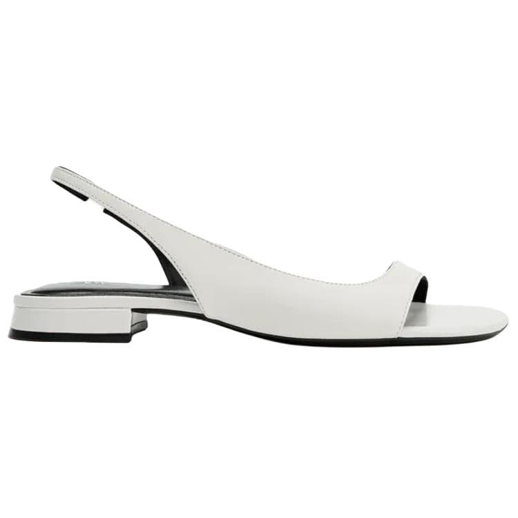 Шлёпанцы ZARA One Шнуровка Сандалии Белые Женские - изображение 2