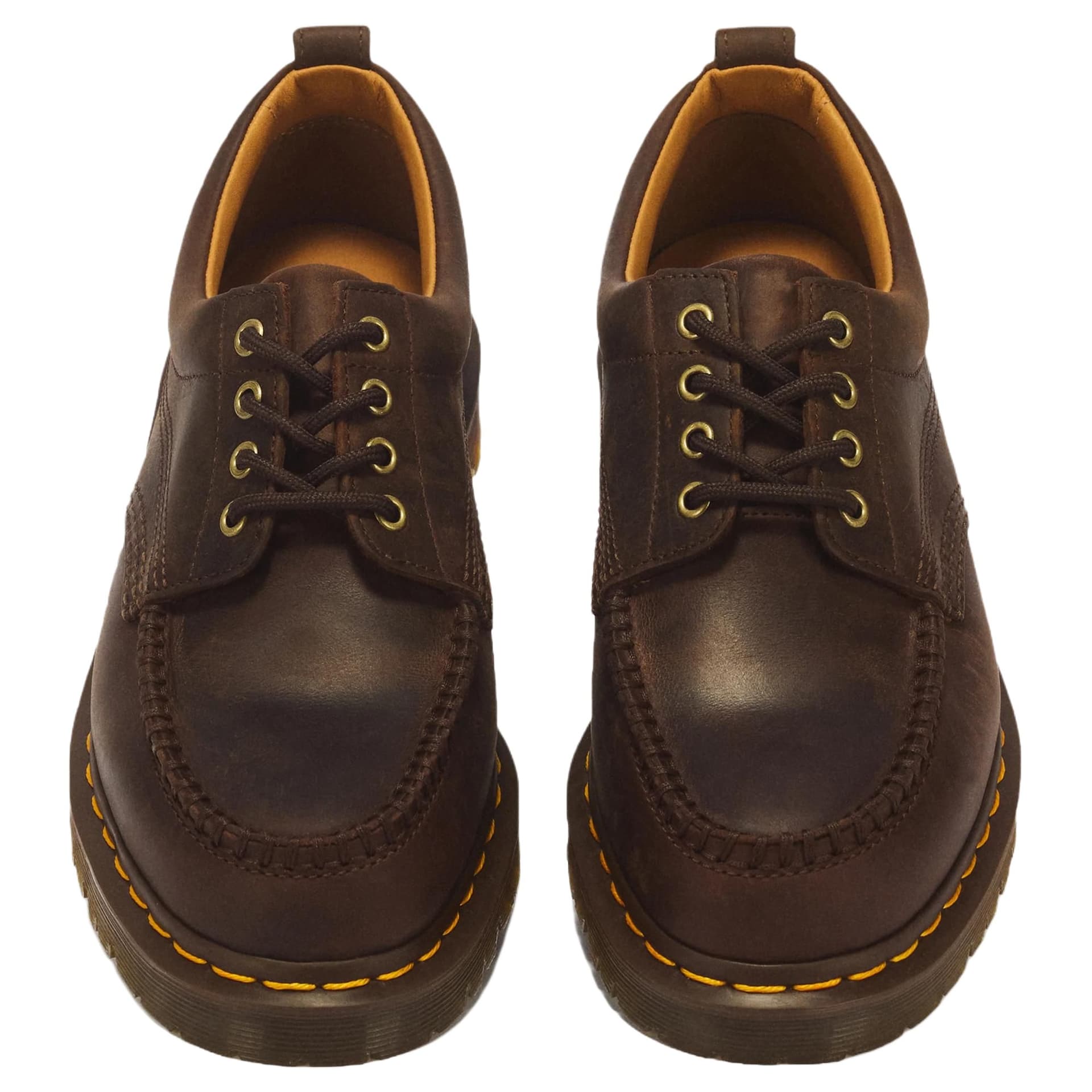 Dr.Martens Повседневные кожаные туфли Low Топ Коричневый Унисекс - изображение 5