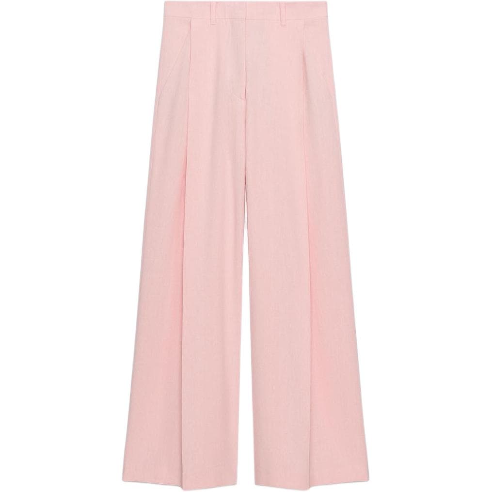 Штаны ZARA ZW Розовые Женские Повседневные Брюки - изображение 1