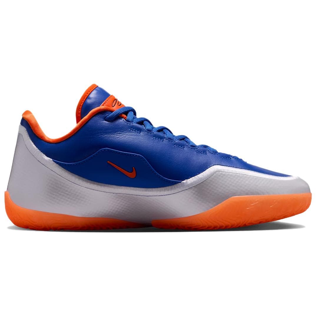 Кроссовки для баскетбола NIKE Lebron 23 Баскетбольные кроссовки Low Топ Королевский синий Безопасность Оранжевый белый Мужской - изображение 2